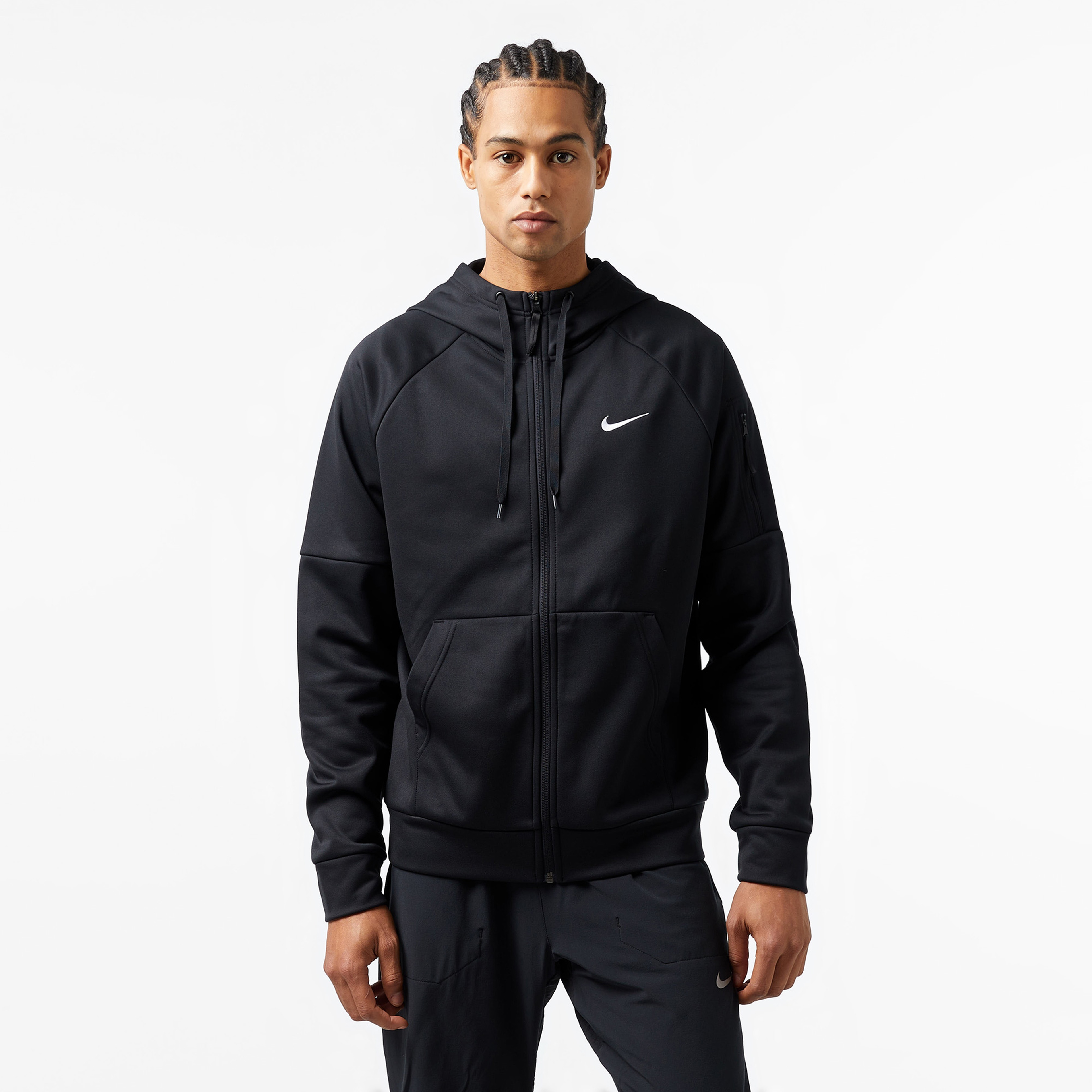 Nike Therma Erkek Siyah Sweatshirt