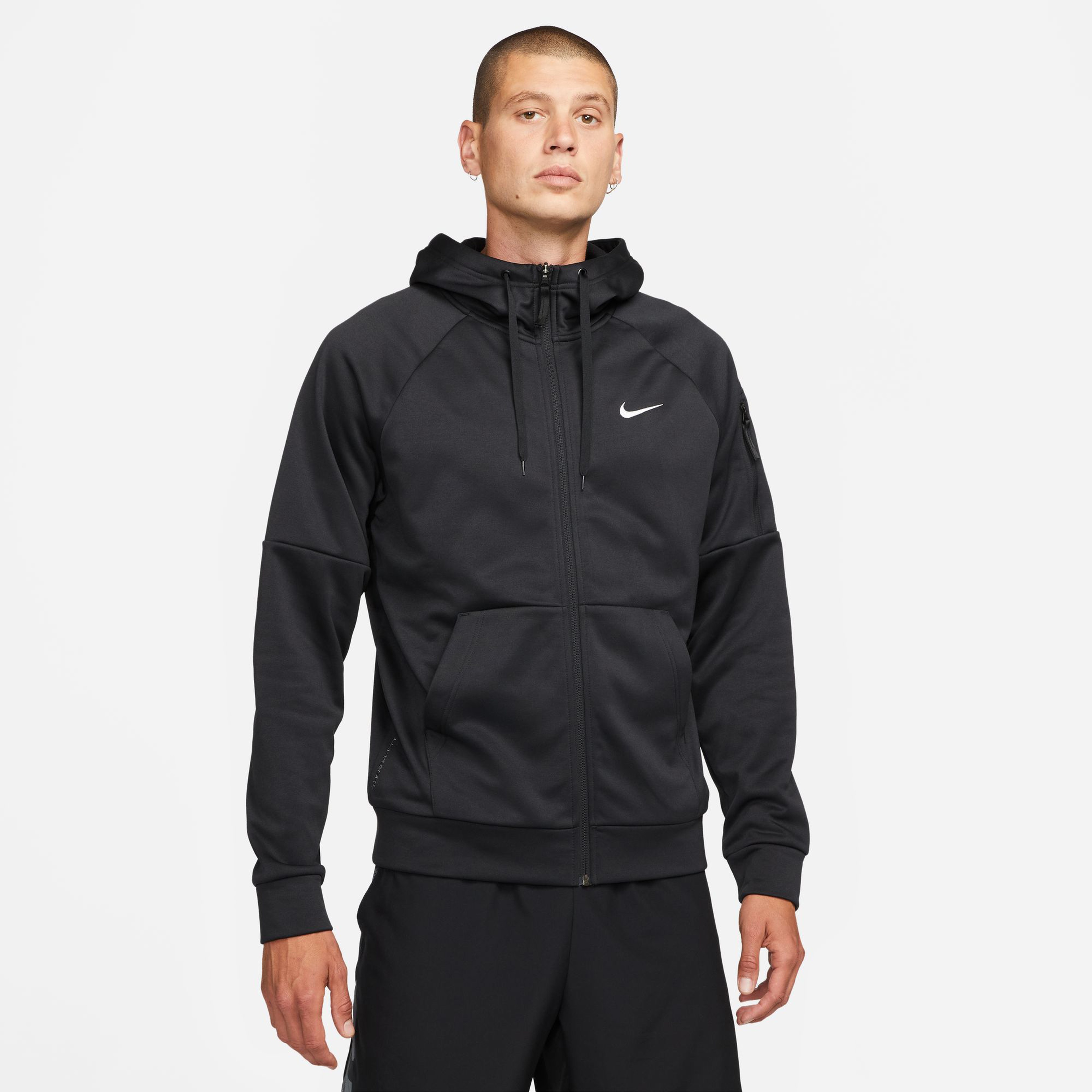 Nike Therma Erkek Siyah Sweatshirt