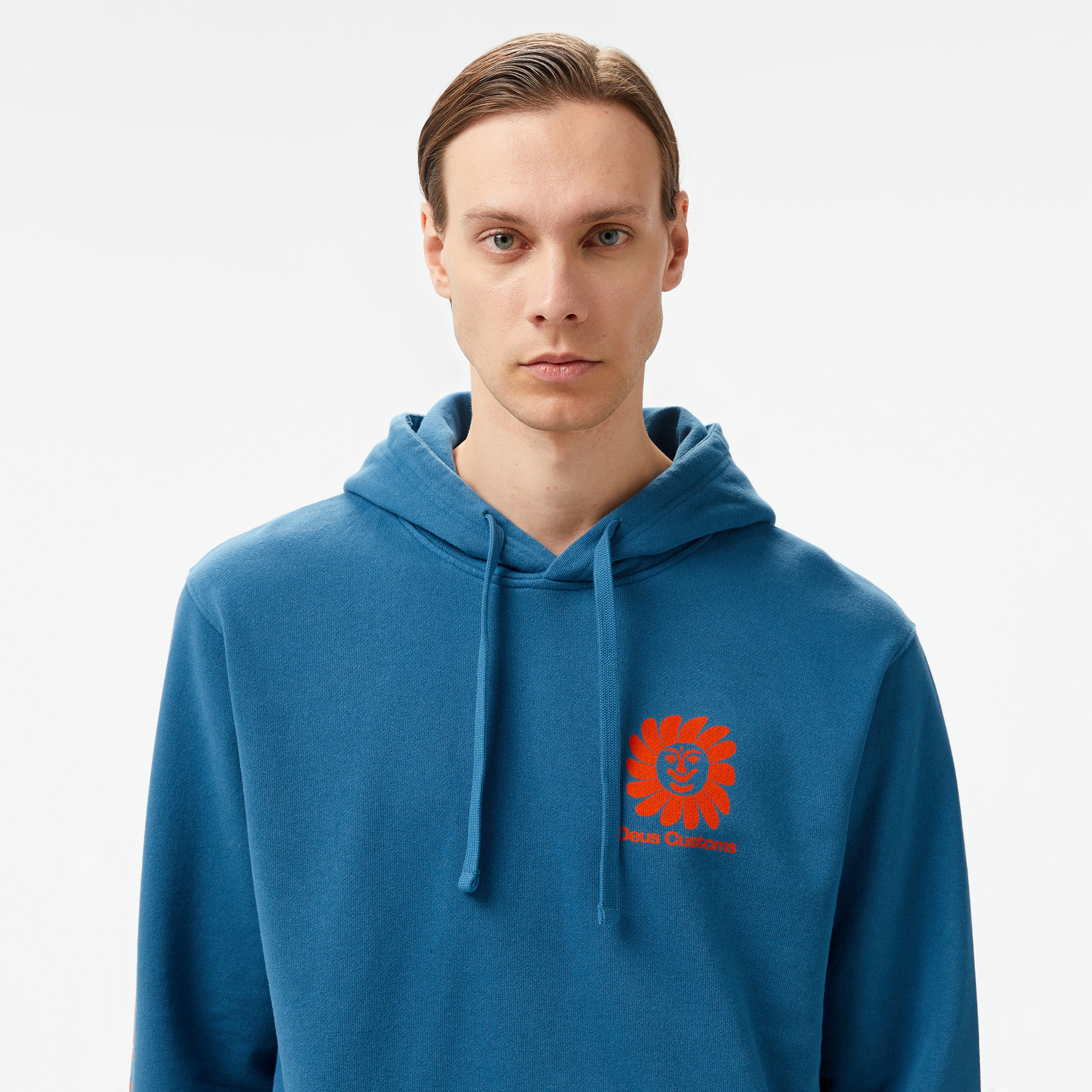 Deus Ex Machina Helios Erkek Mavi Hoodie