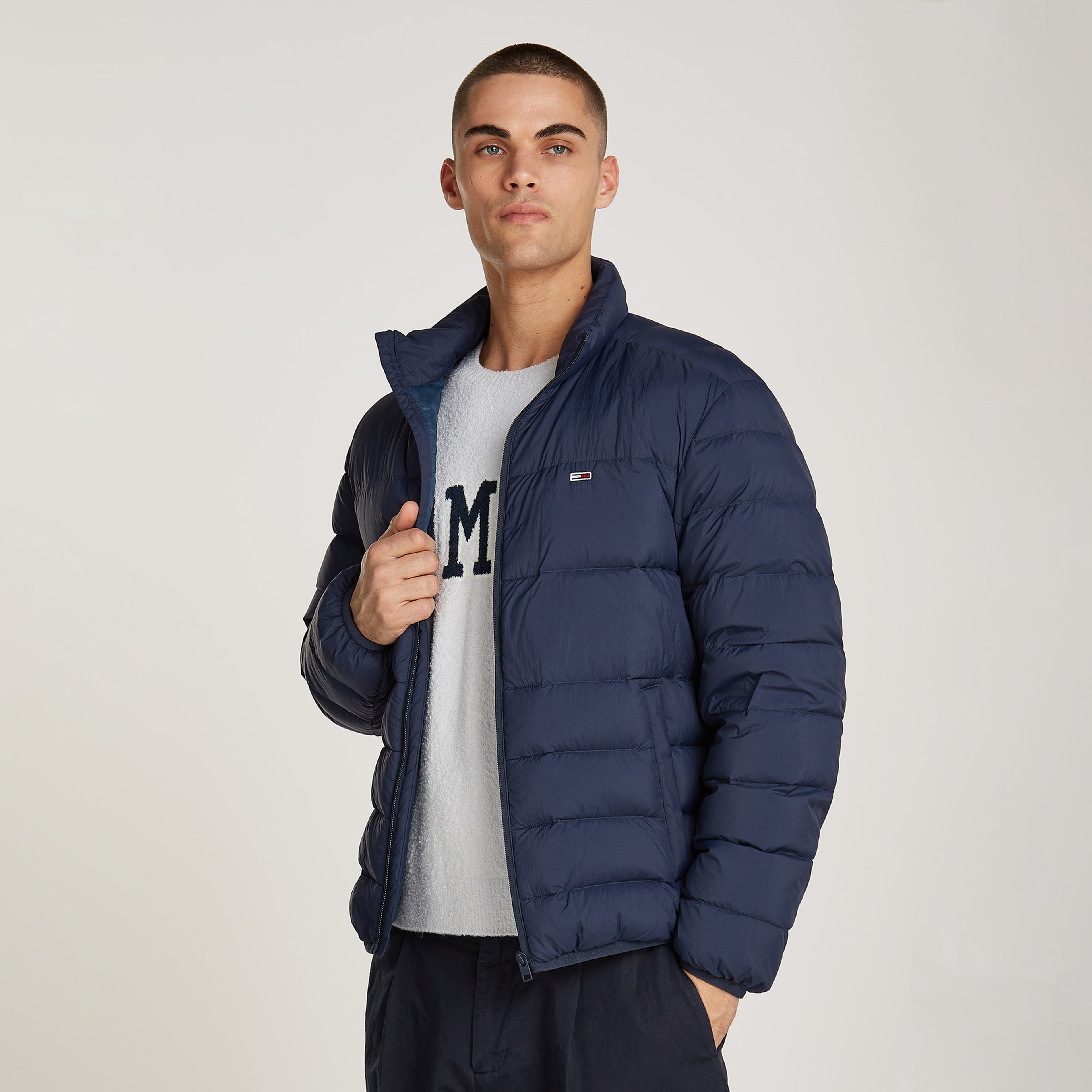 Tommy Jeans Erkek Mavi Mont