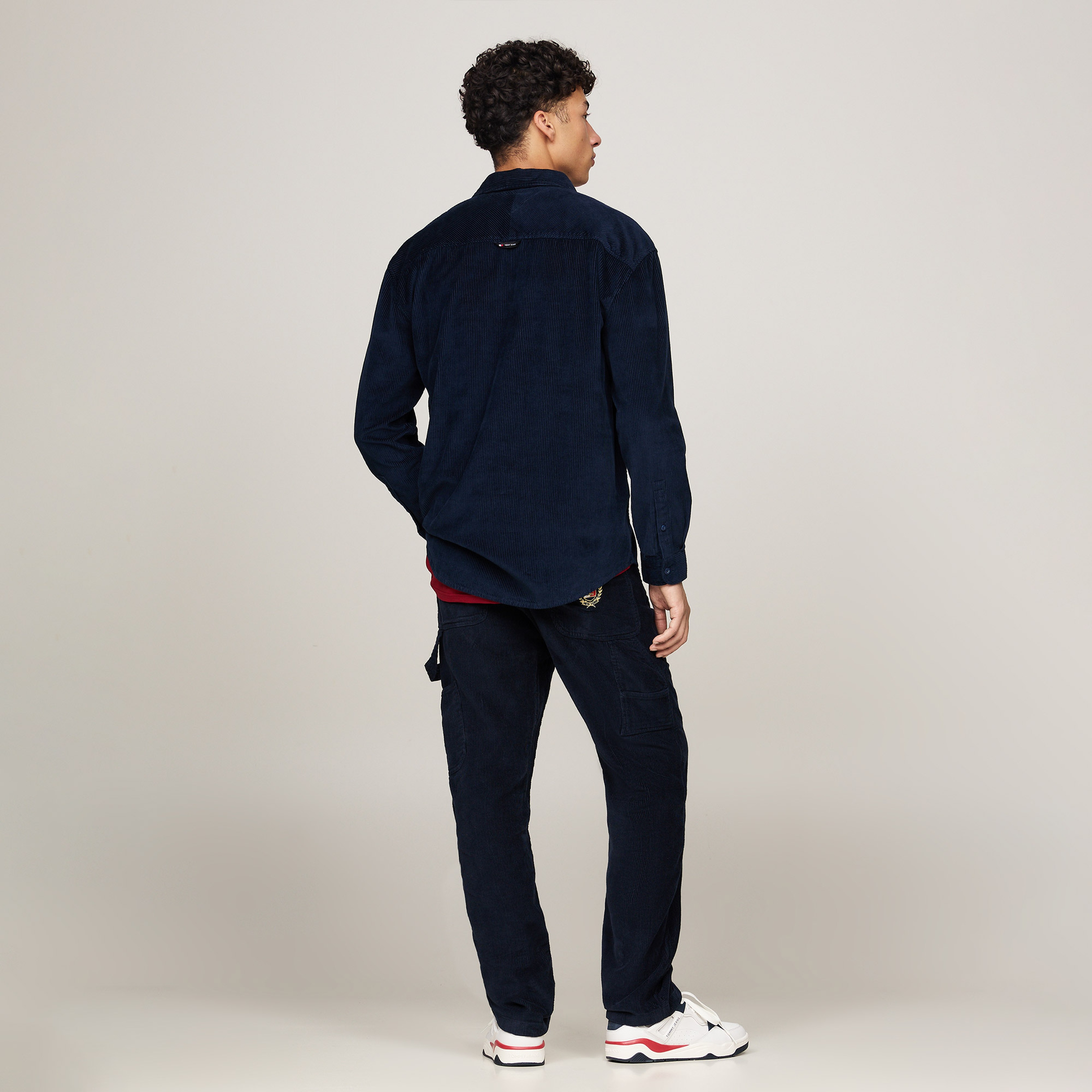 Tommy Jeans Erkek Mavi Gömlek