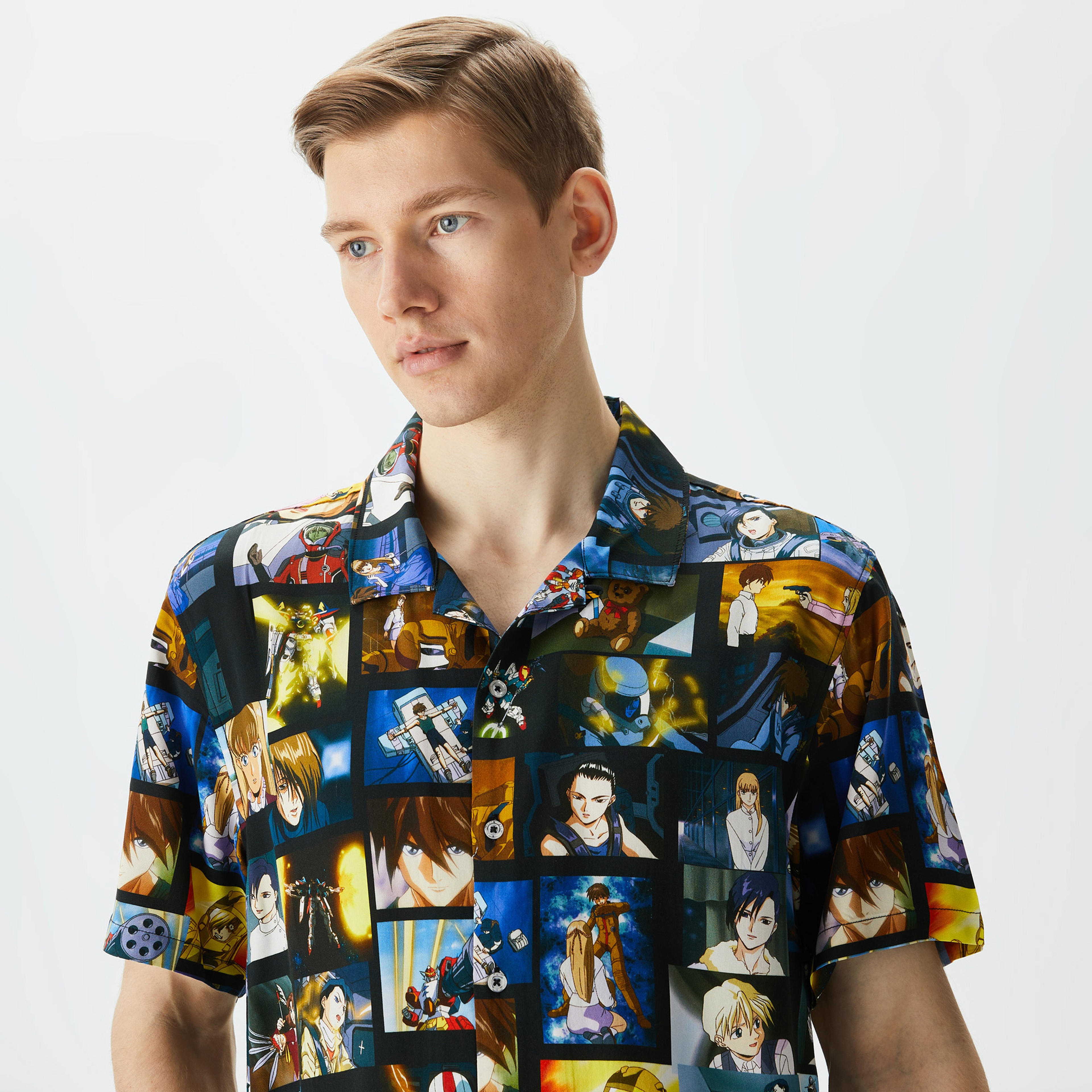 HUF Screenshots Resort Shirt Erkek Renkli Gömlek