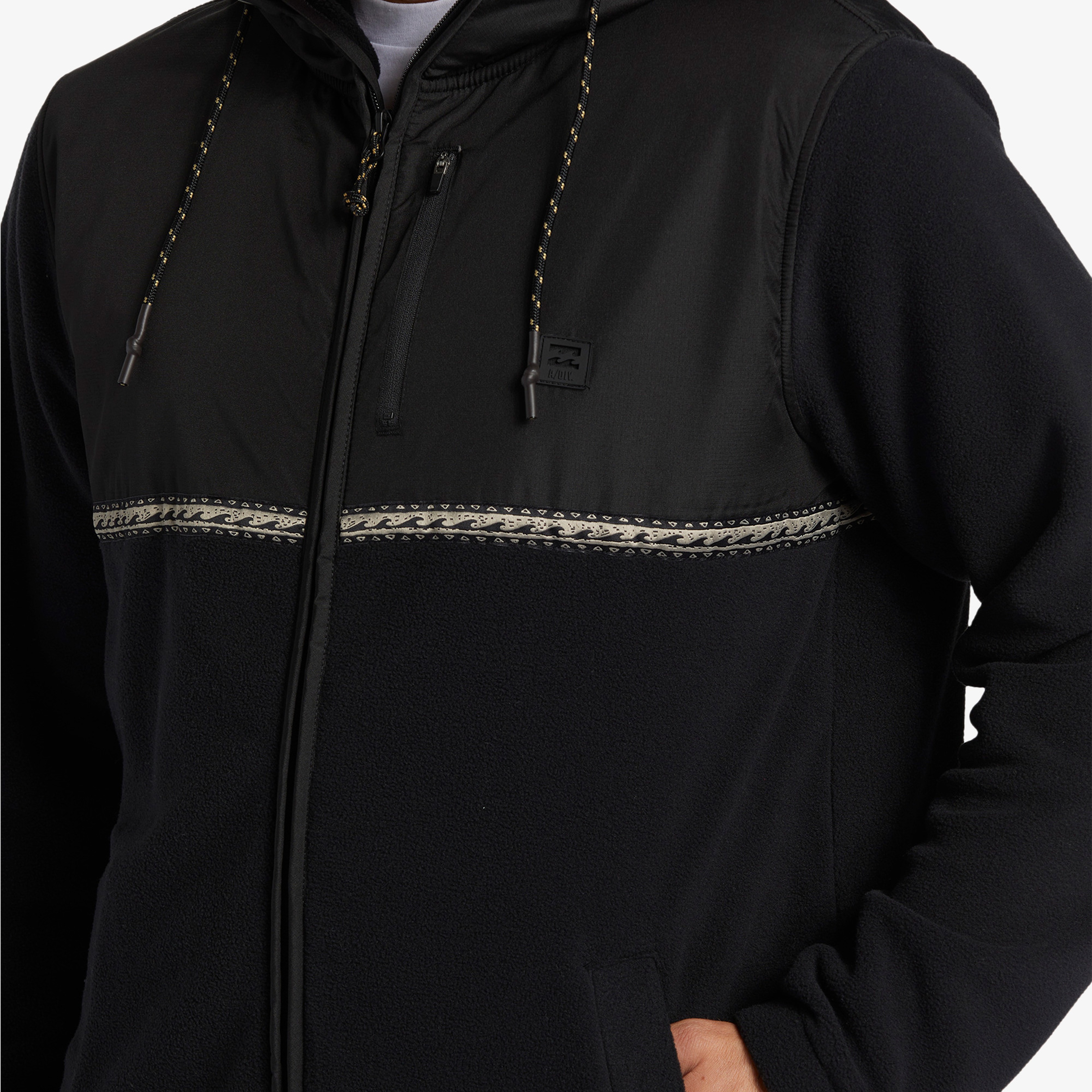 Billabong Boundary Lite Zip Erkek Siyah Polar