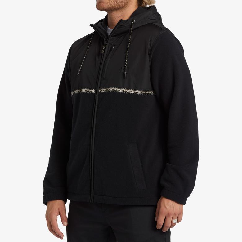 Billabong Boundary Lite Zip Erkek Siyah Polar