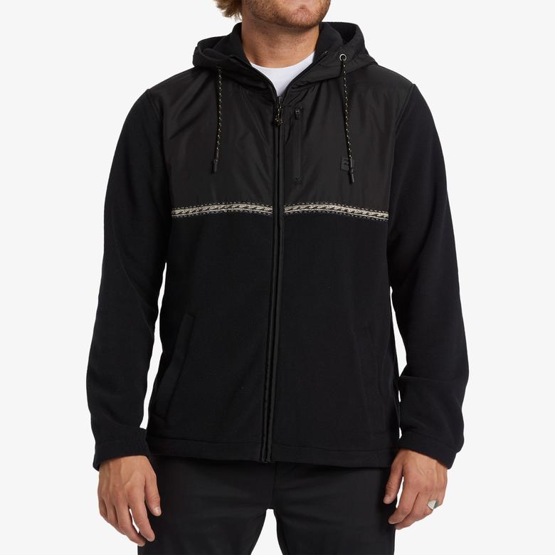 Billabong Boundary Lite Zip Erkek Siyah Polar