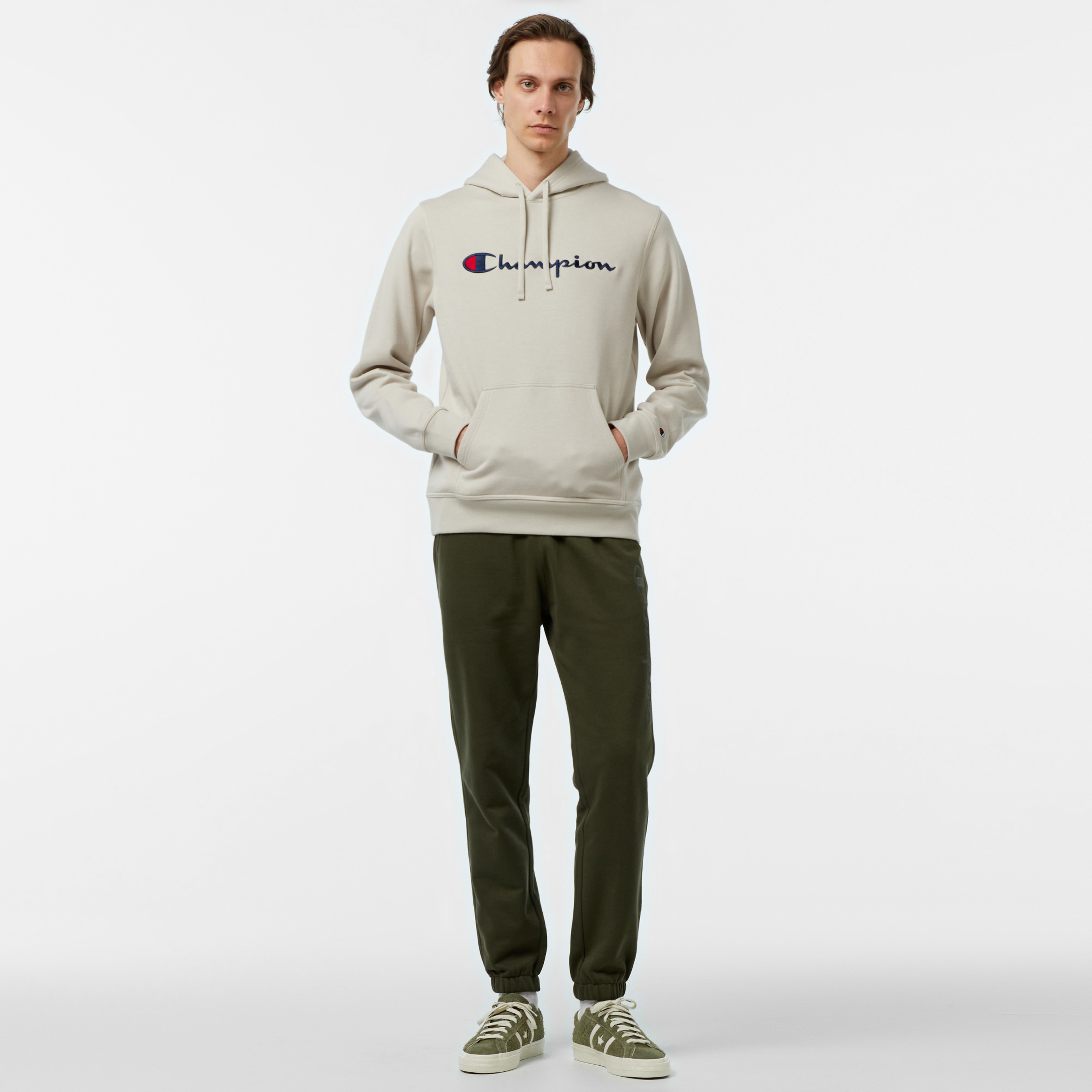 Champion Erkek Gri Sweatshirt
