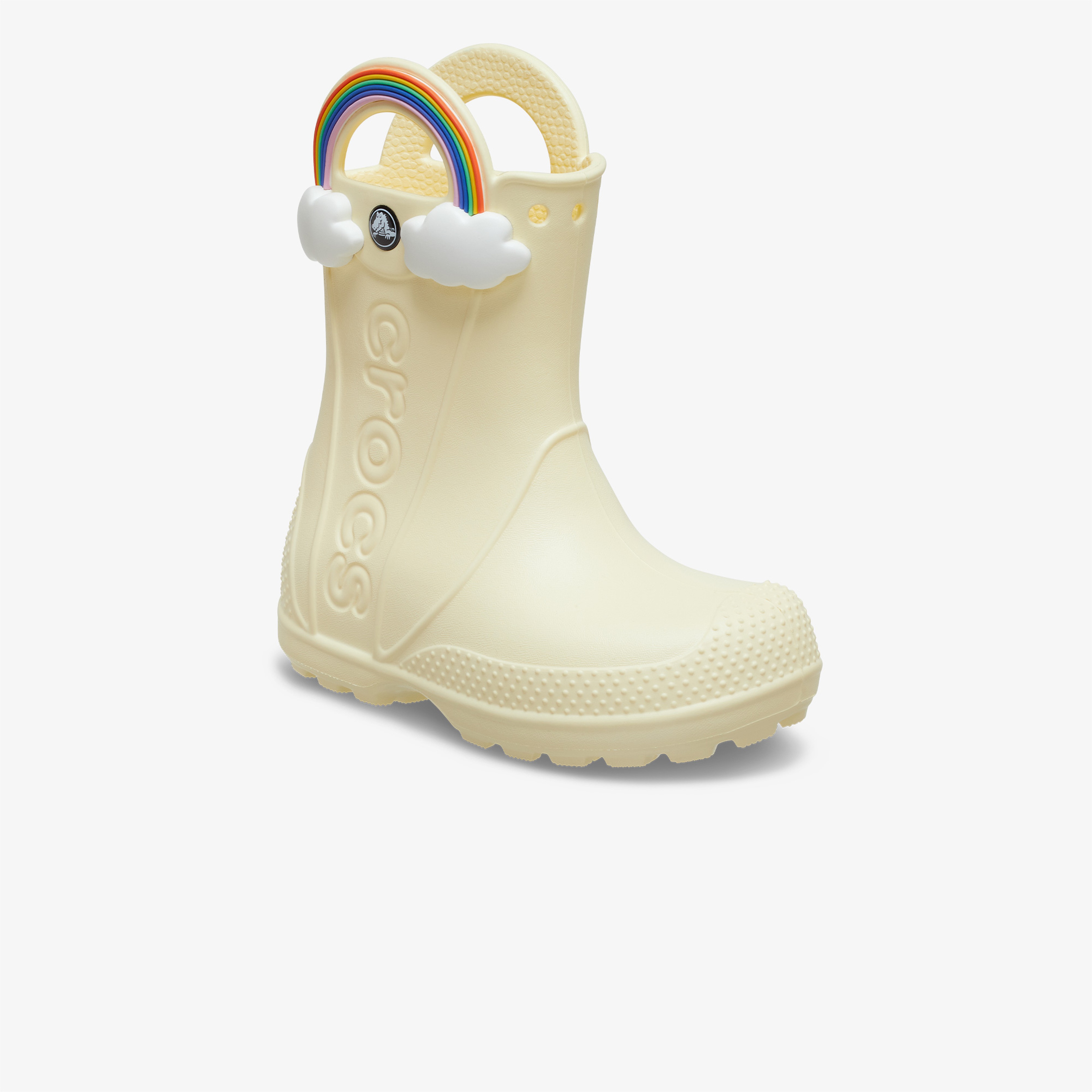 Crocs Handle It Rainbow Rain Boot K Çocuk Krem Bot