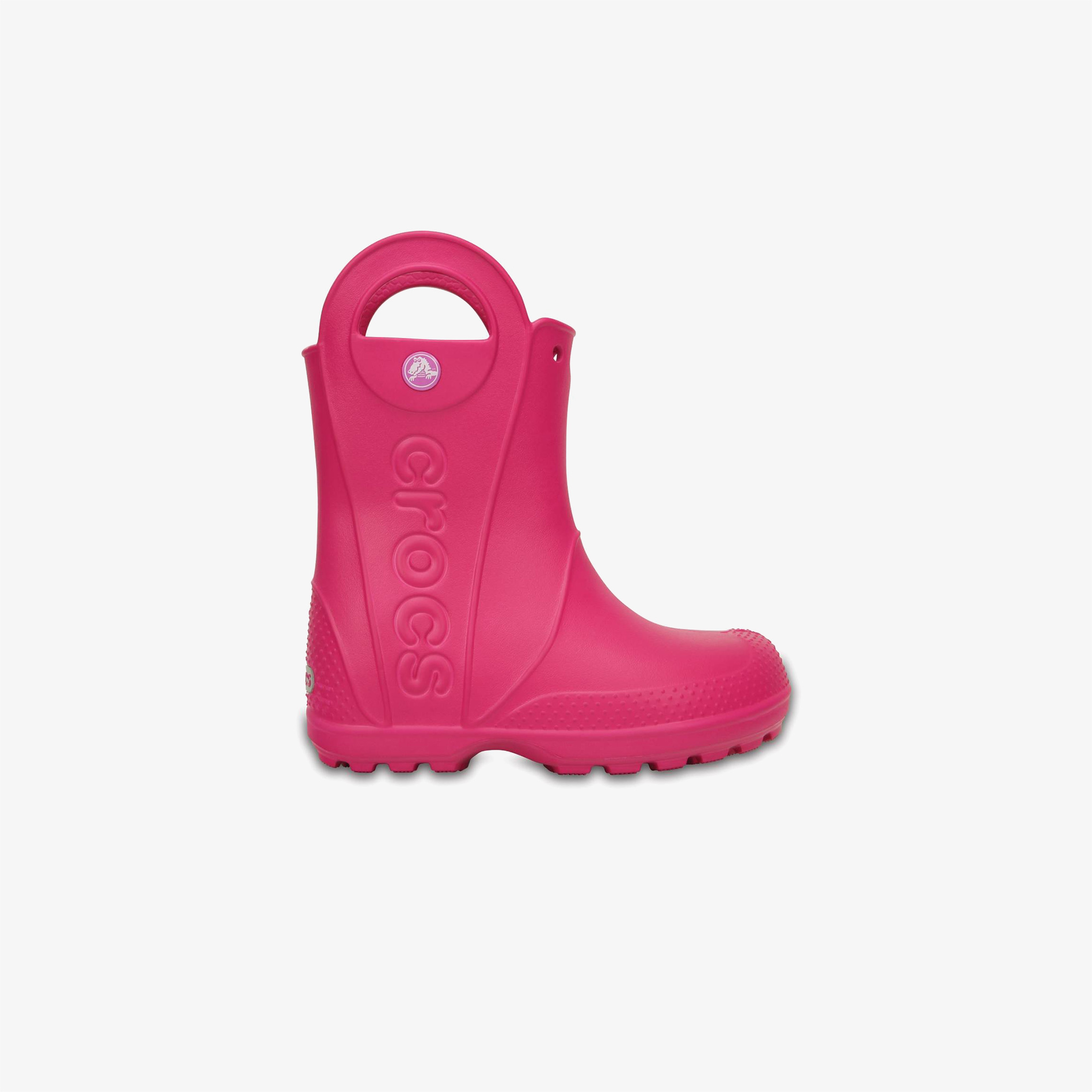 Crocs Handle It Rain Boot Kids Çocuk Pembe Çizme