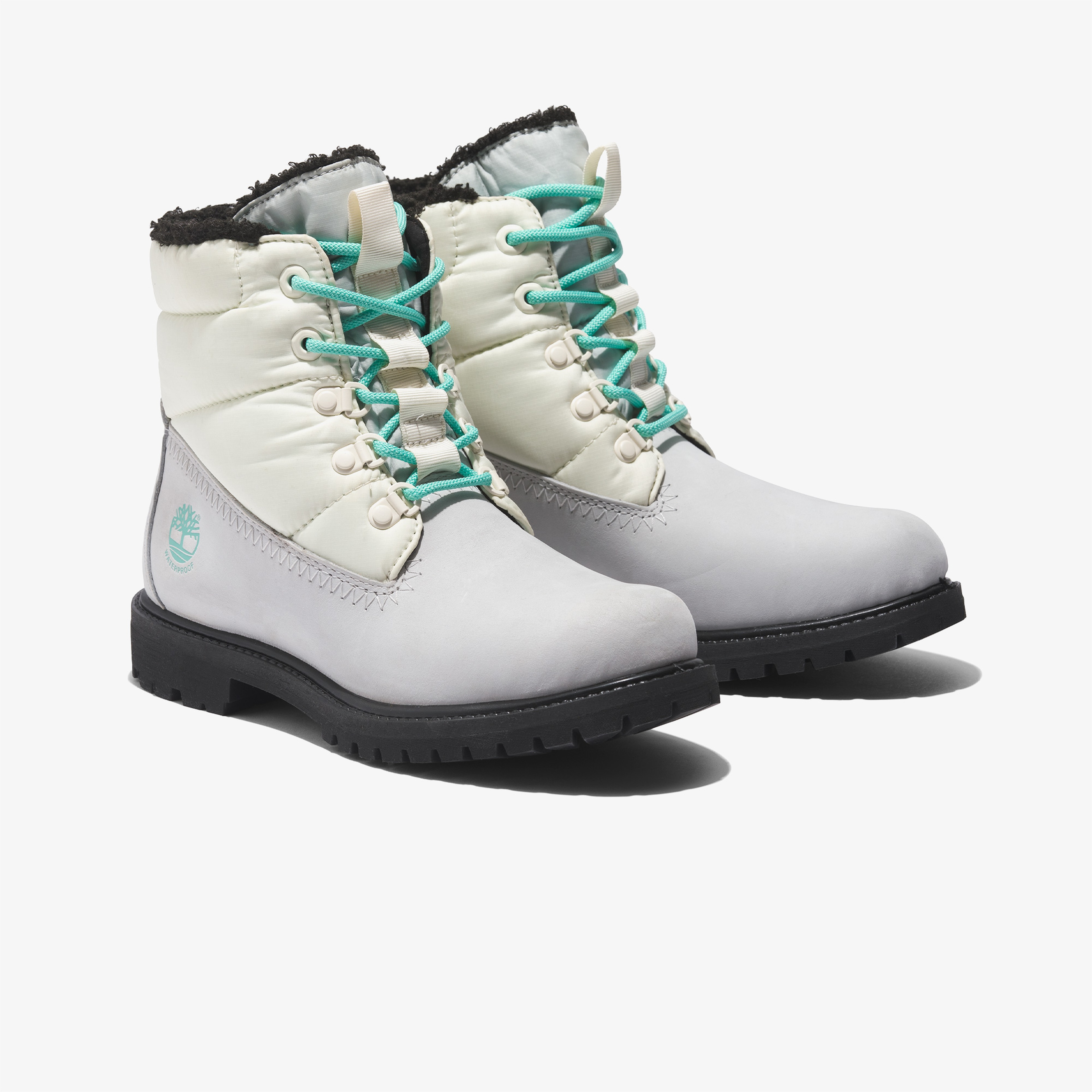 Timberland 6 Inch Lace Up Waterproof Kadın Gri Bot