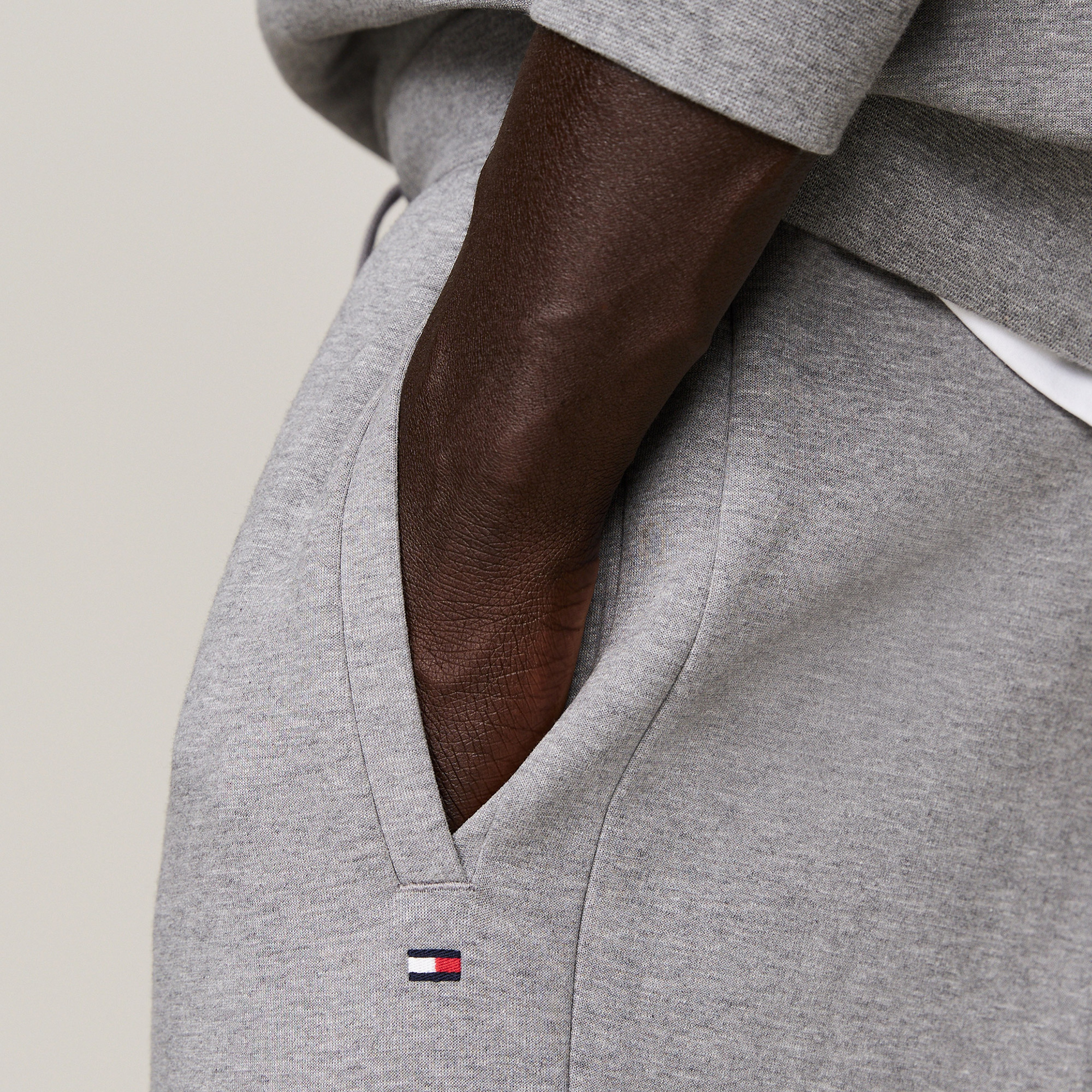 Tommy Hilfiger Erkek Gri Eşofman Altı