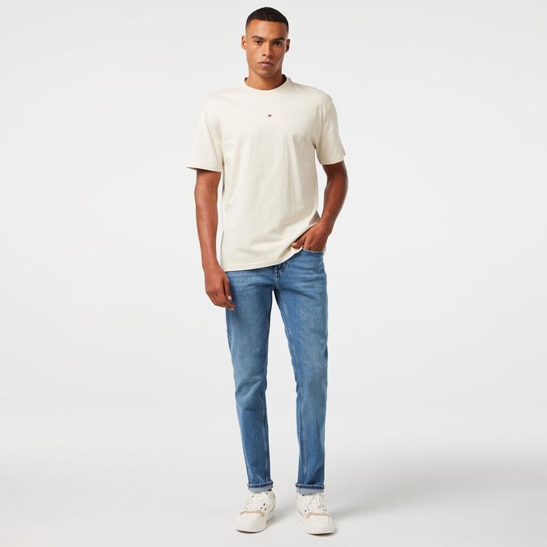 Tommy Hilfiger Erkek Mavi Jean