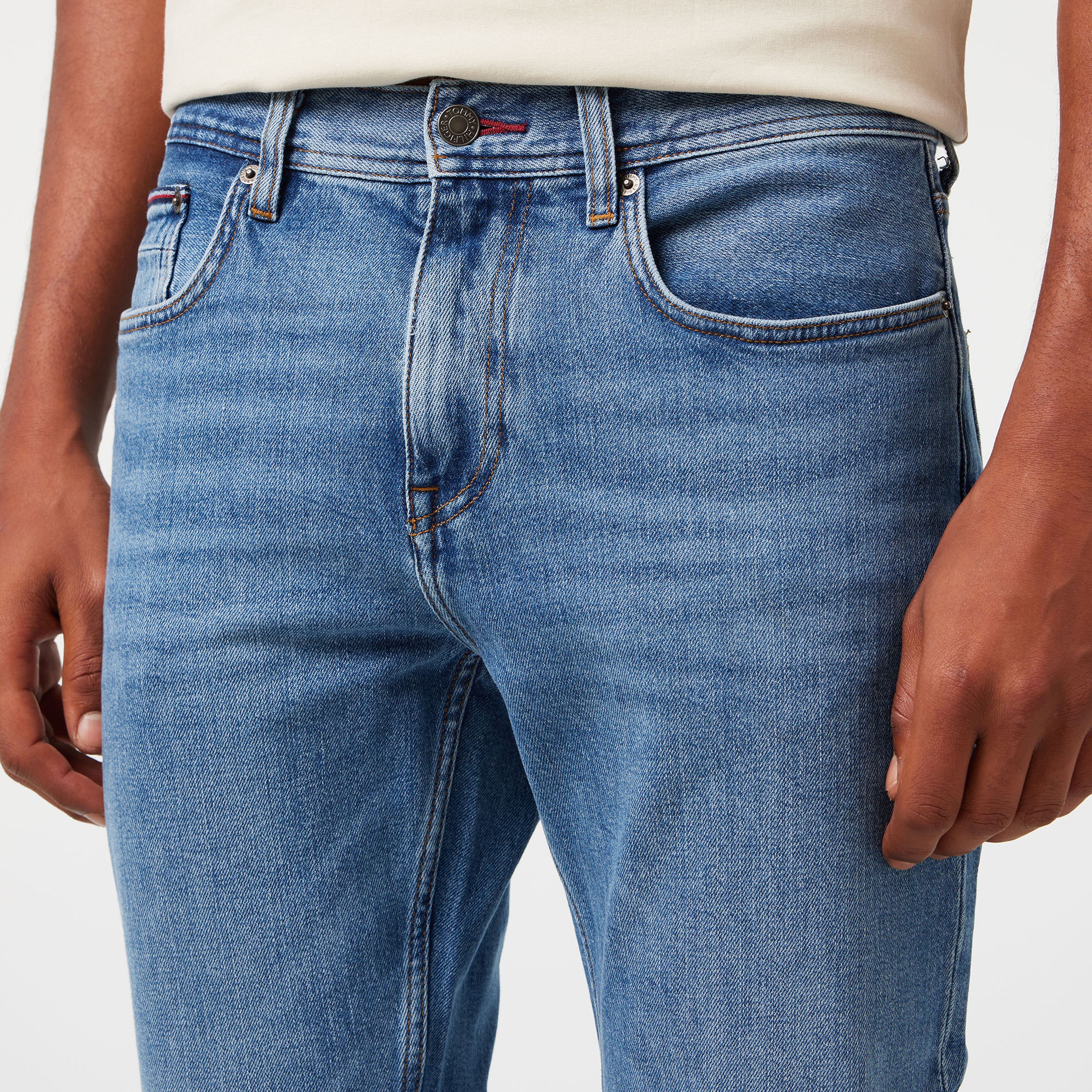 Tommy Hilfiger Erkek Mavi Jean