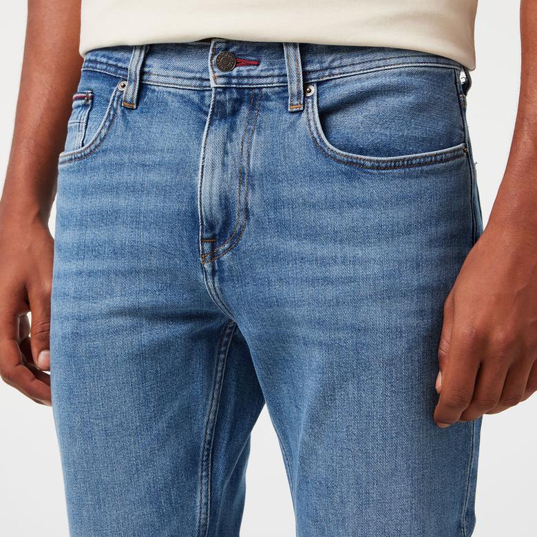 Tommy Hilfiger Erkek Mavi Jean