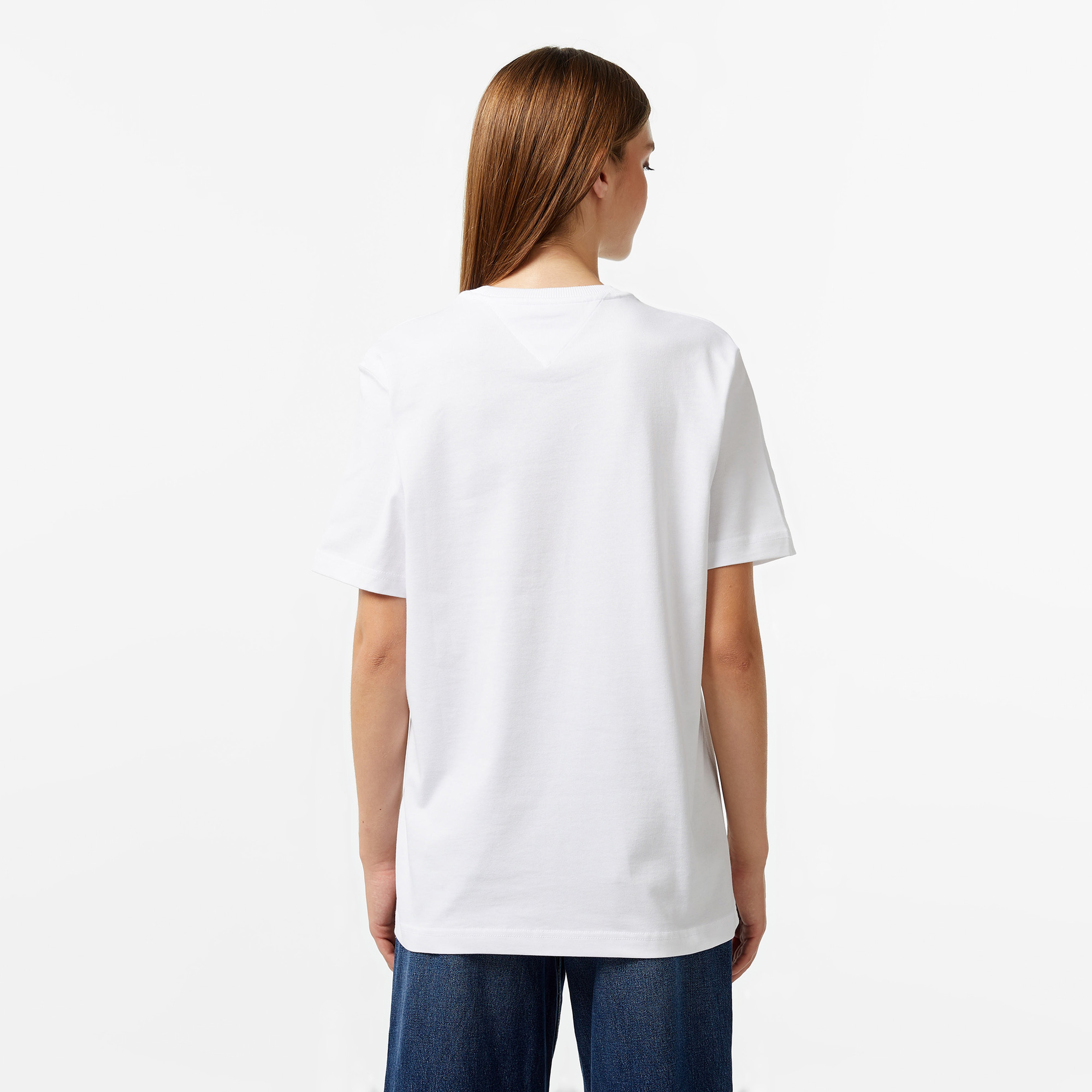 Tommy Hilfiger Erkek Beyaz T-Shirt