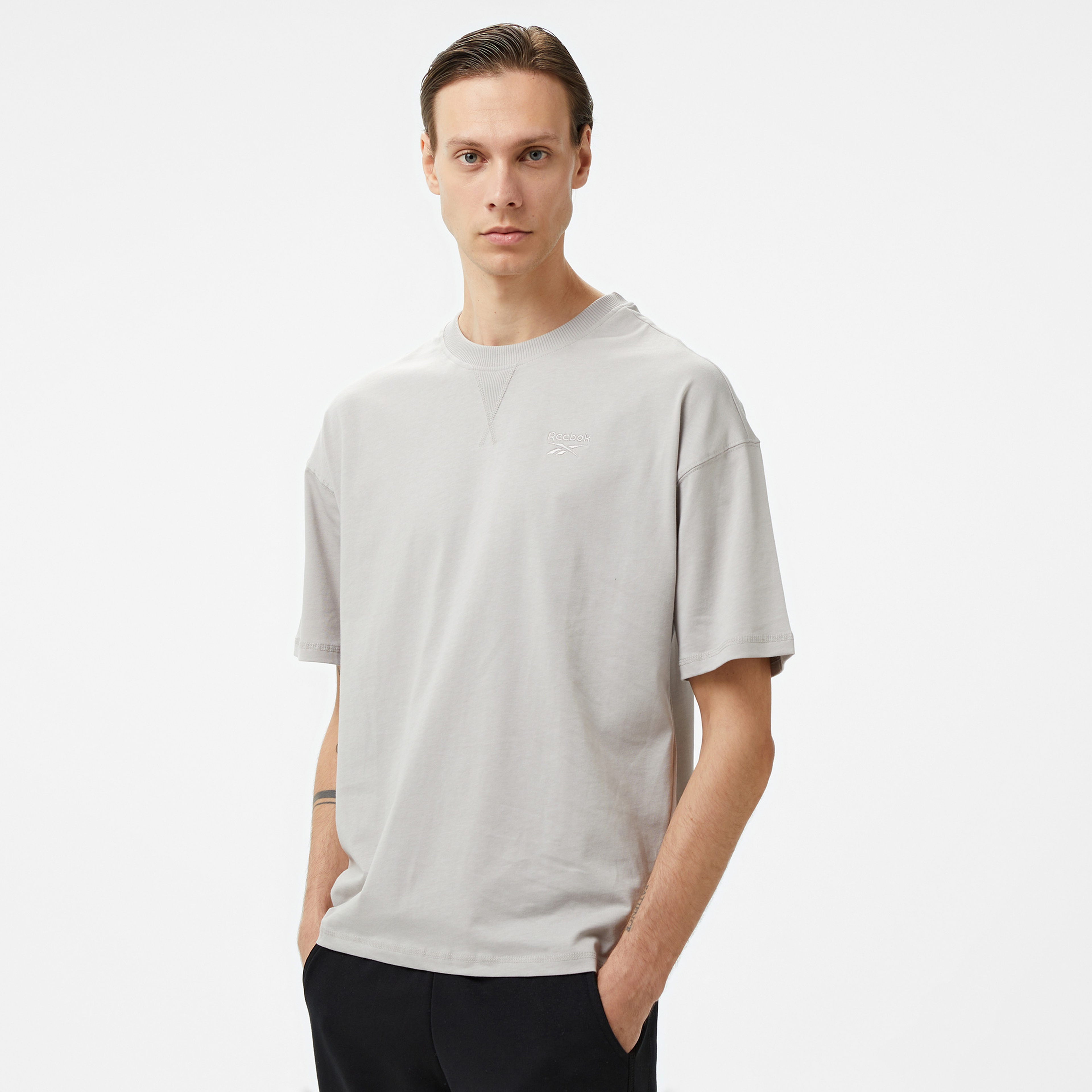 Reebok Morris Erkek Gri T-Shirt