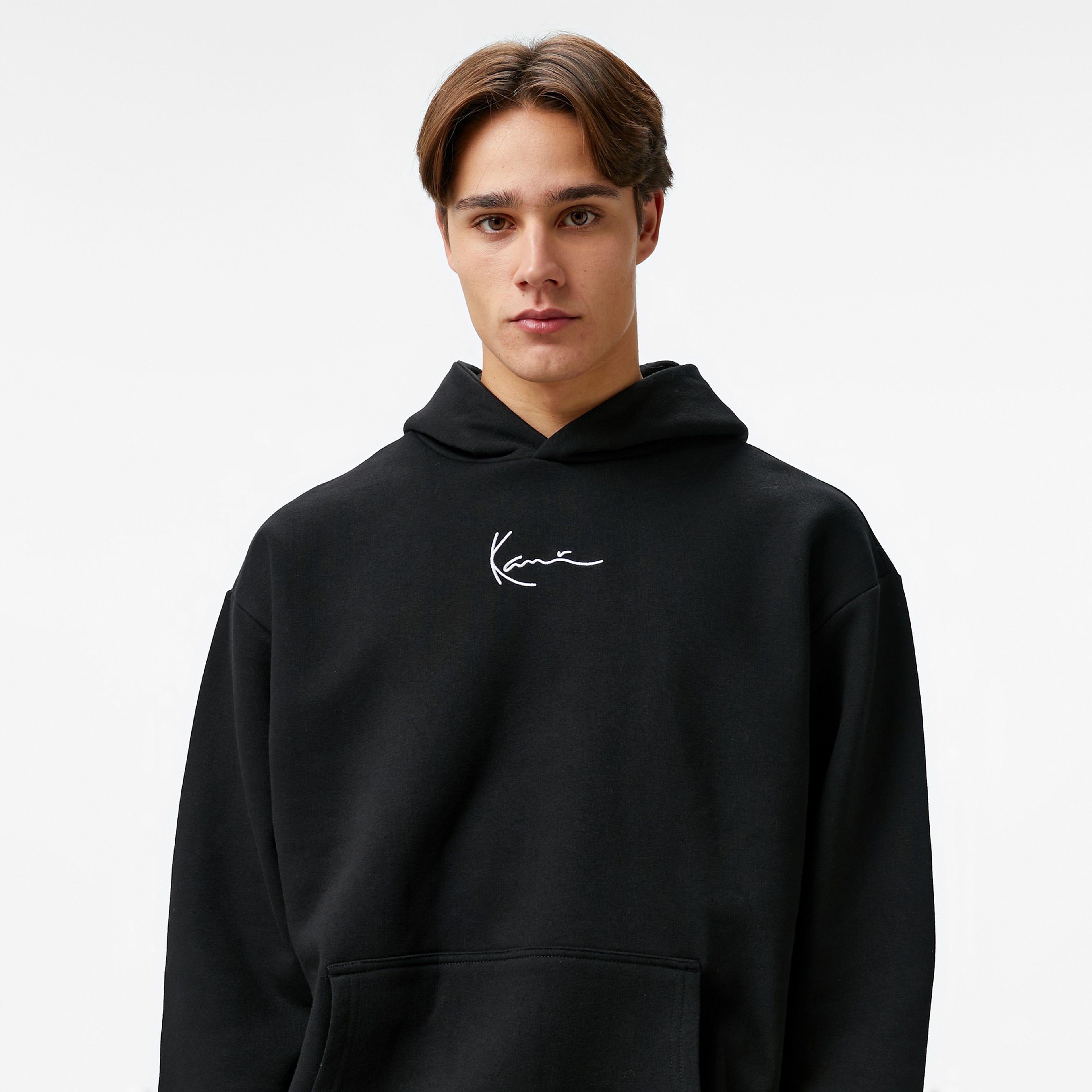 Karl Kani Small Signature Essential Os Erkek Siyah Sweatshirt