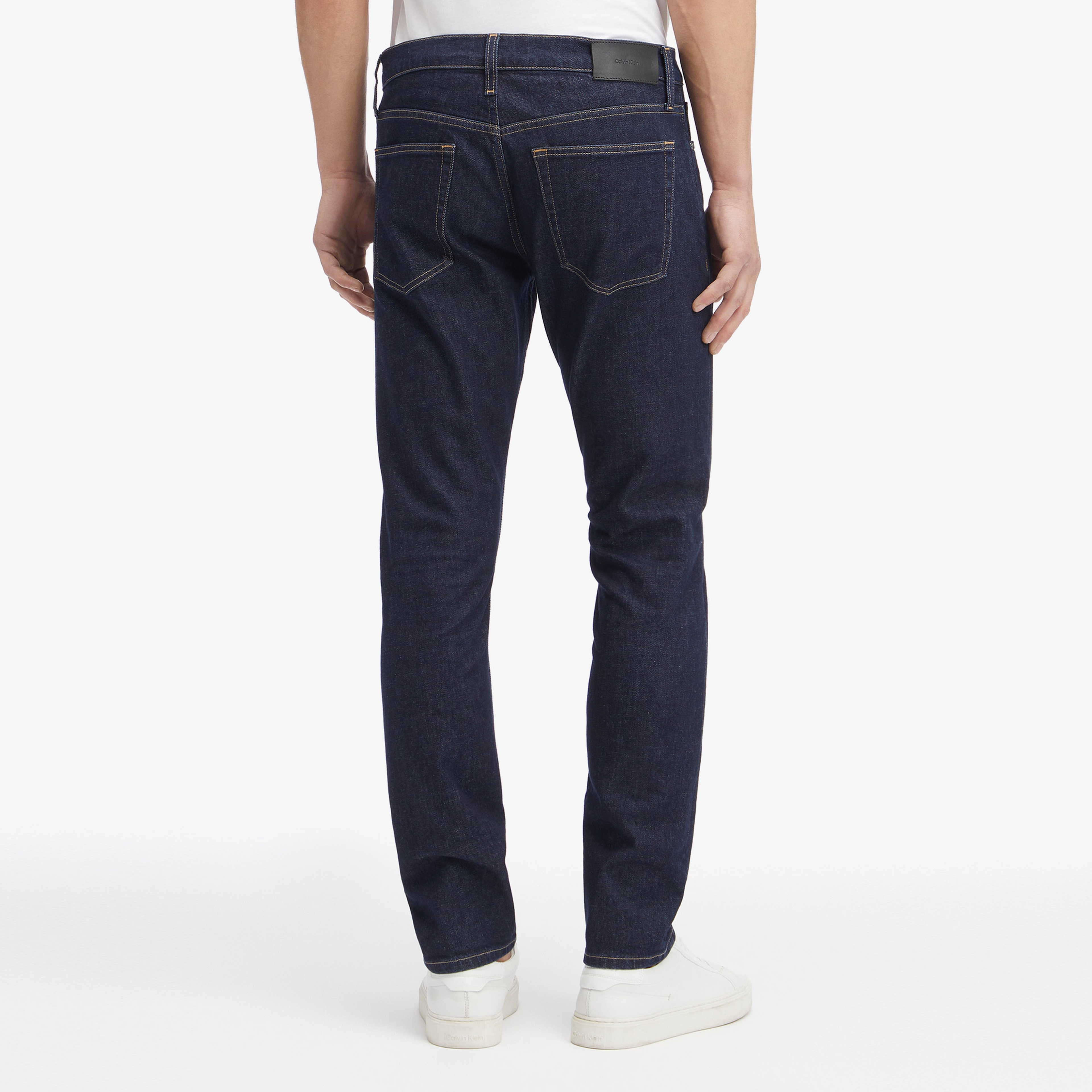Calvin Klein Slim Fit Rinse Erkek Lacivert Jean
