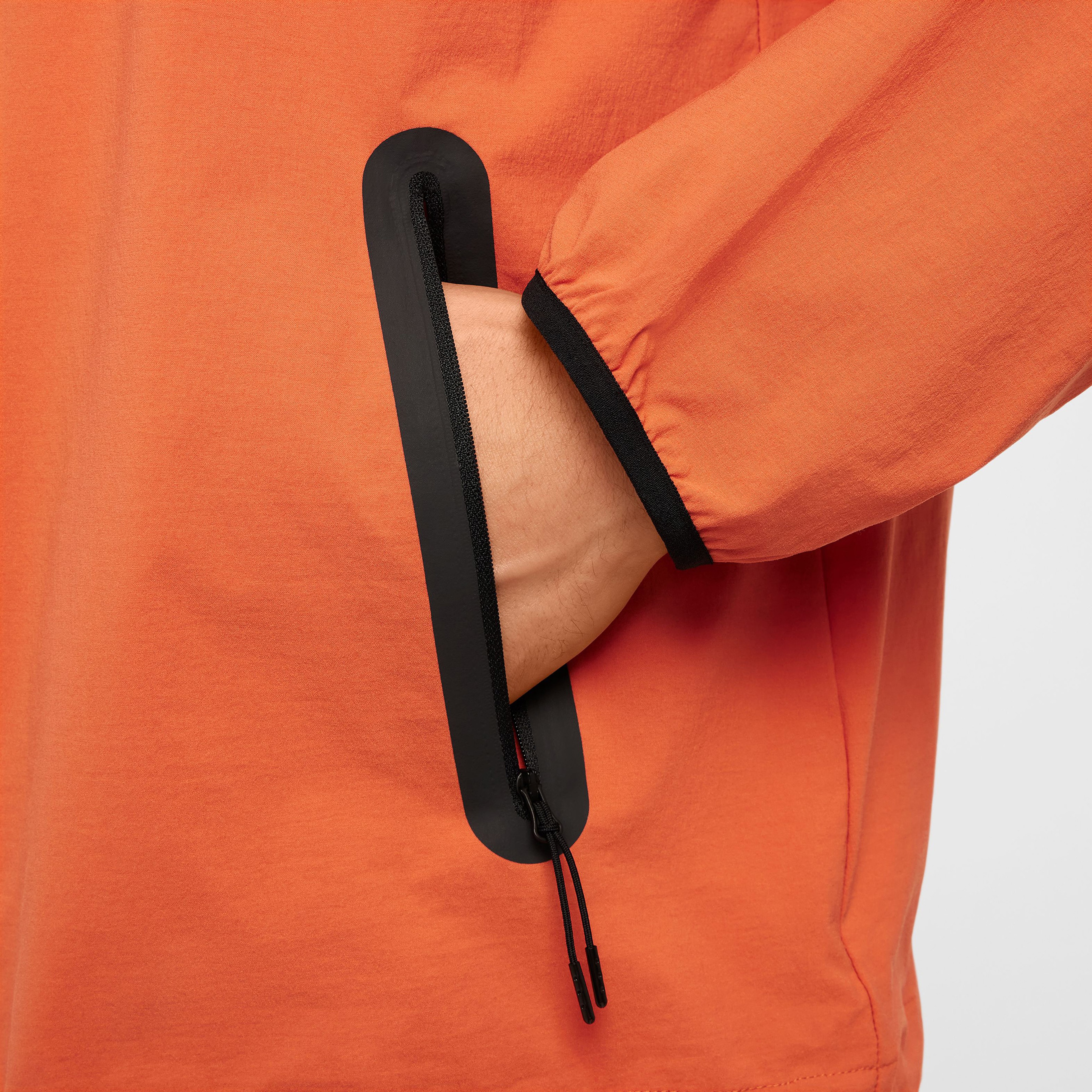 Nike Tech Dokuma Erkek Turuncu Ceket