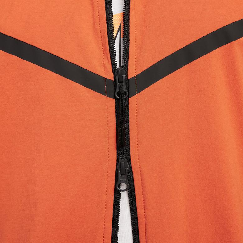 Nike Tech Dokuma Erkek Turuncu Ceket