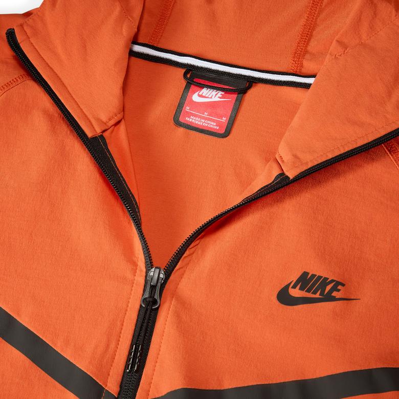 Nike Tech Dokuma Erkek Turuncu Ceket