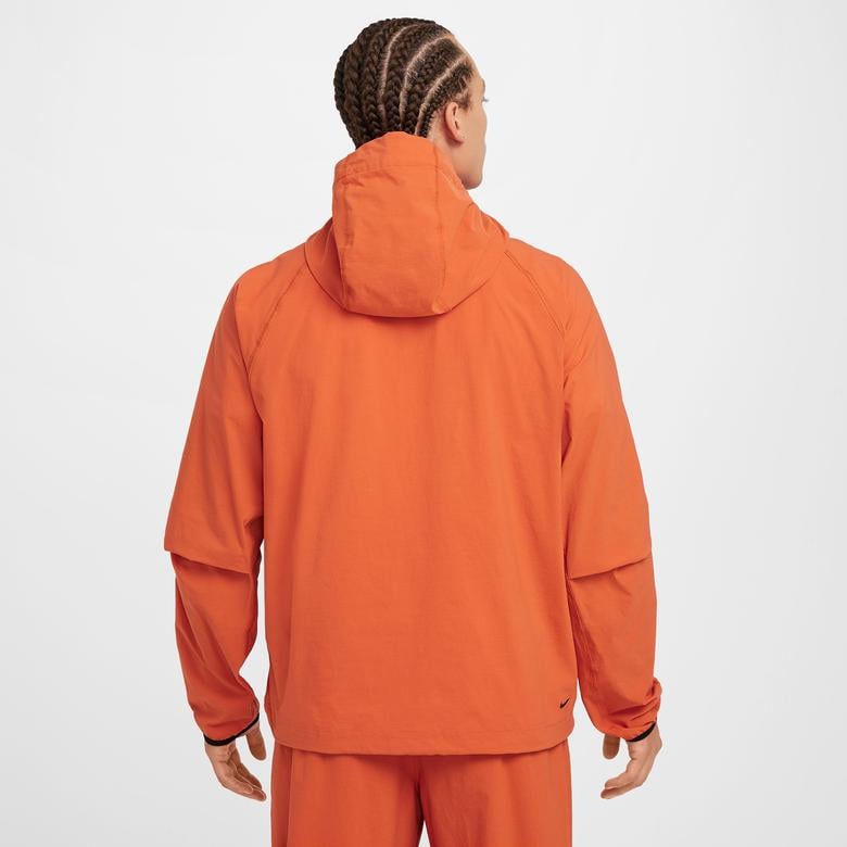 Nike Tech Dokuma Erkek Turuncu Ceket
