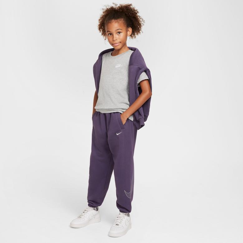 Nike Sportswear Club Fleece Çocuk Mor Eşofman Altı