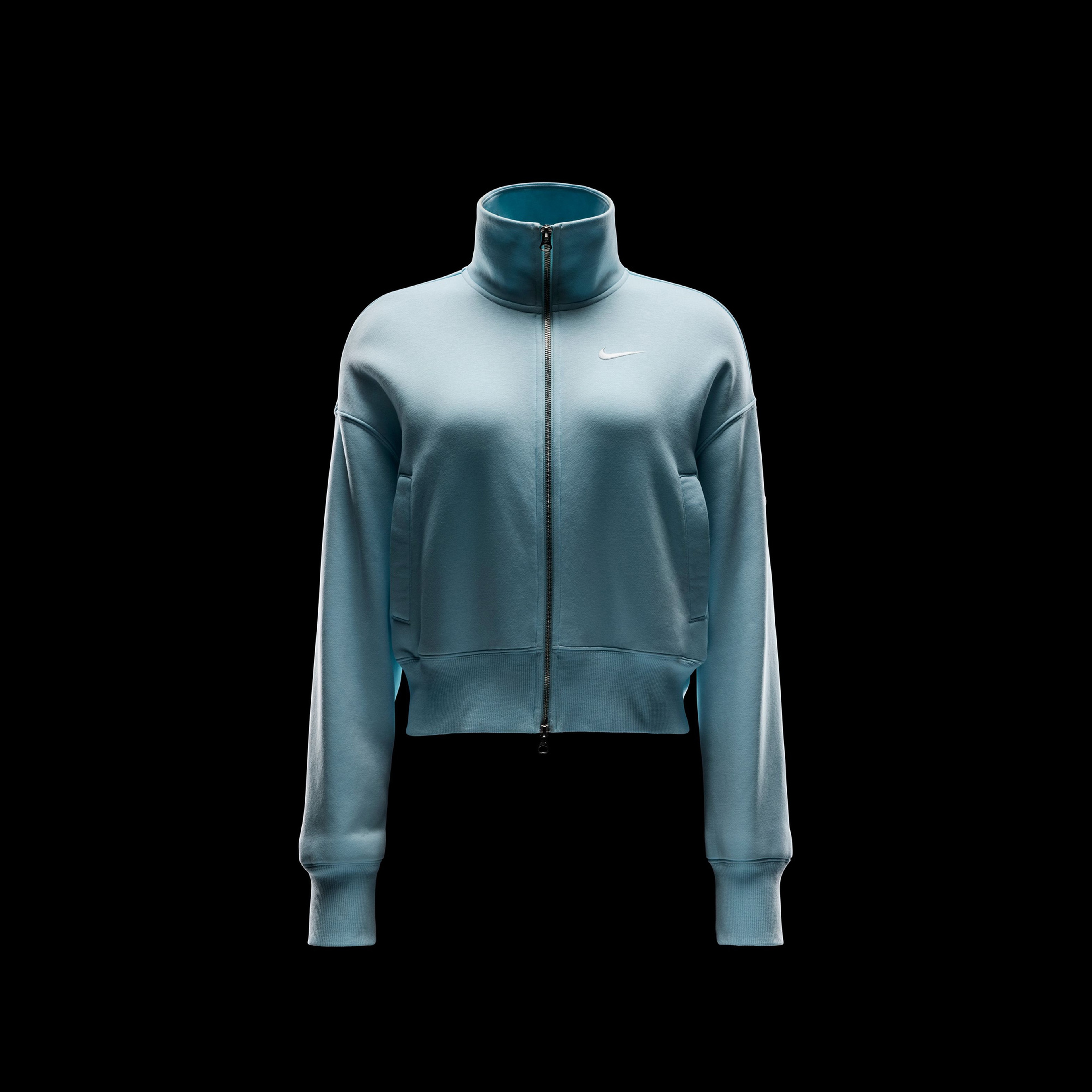 Nike Sportswear Phoenix Fleece Kadın Mavi Ceket