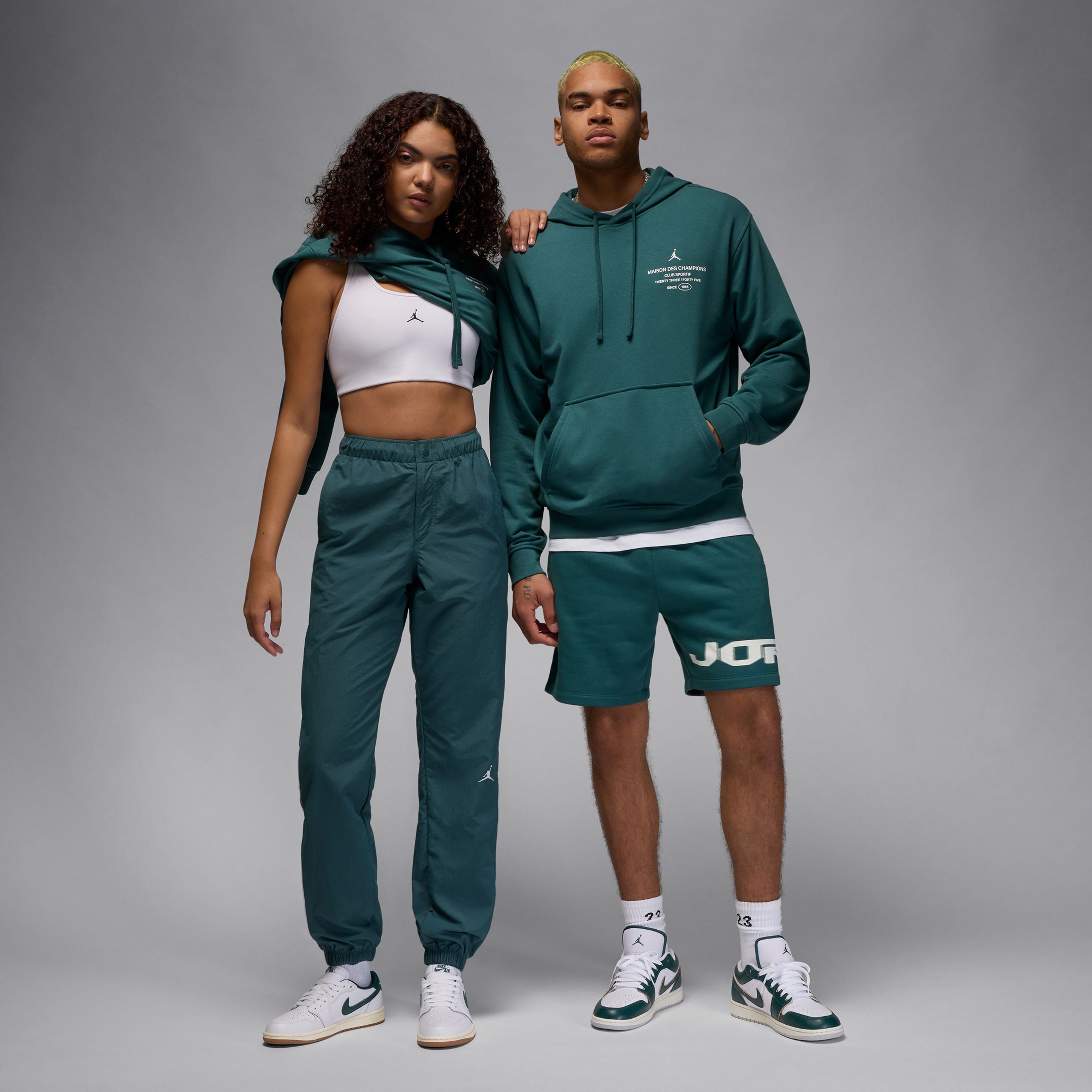 Jordan Sport Crossover Fleece Erkek Yeşil Sweatshirt