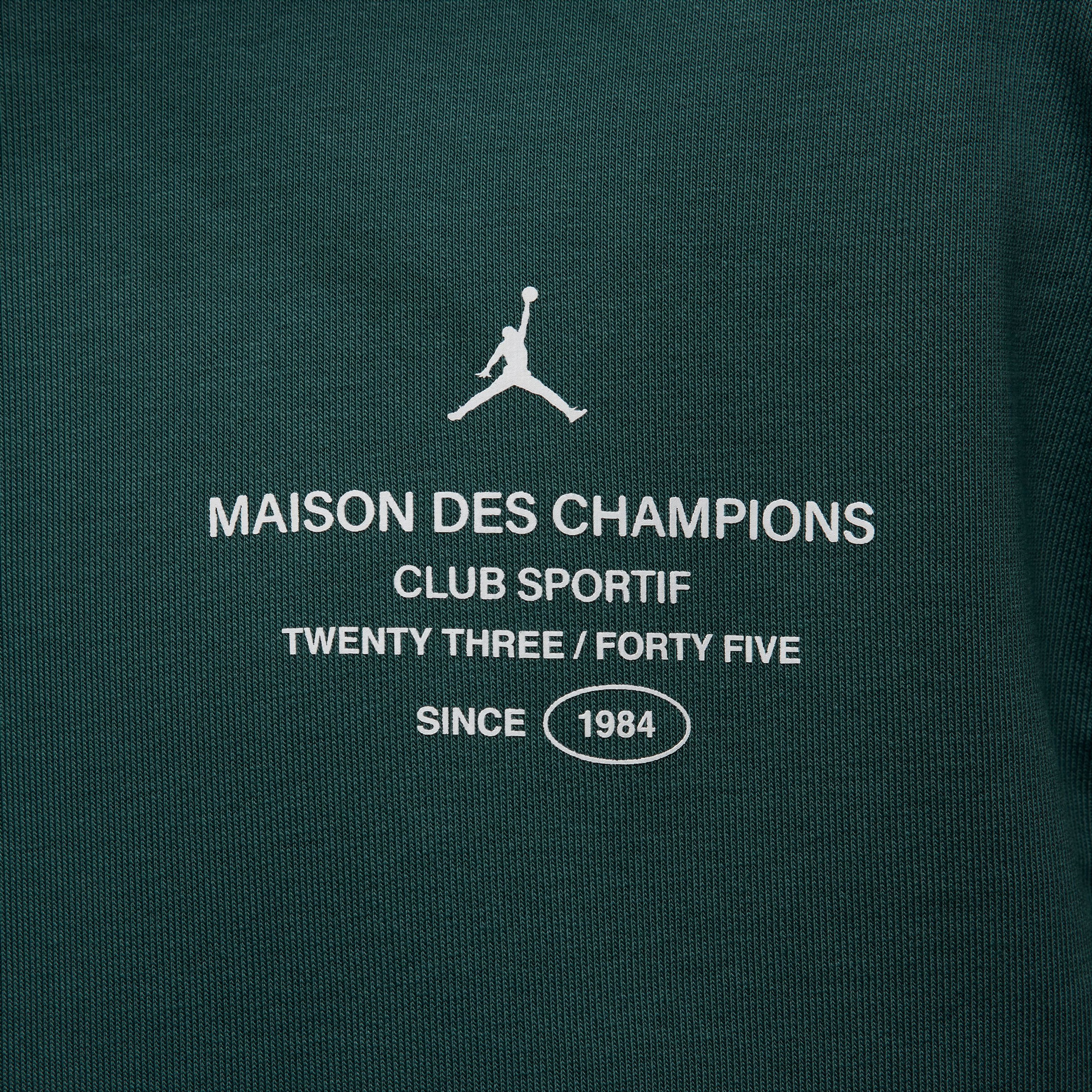 Jordan Sport Crossover Fleece Erkek Yeşil Sweatshirt