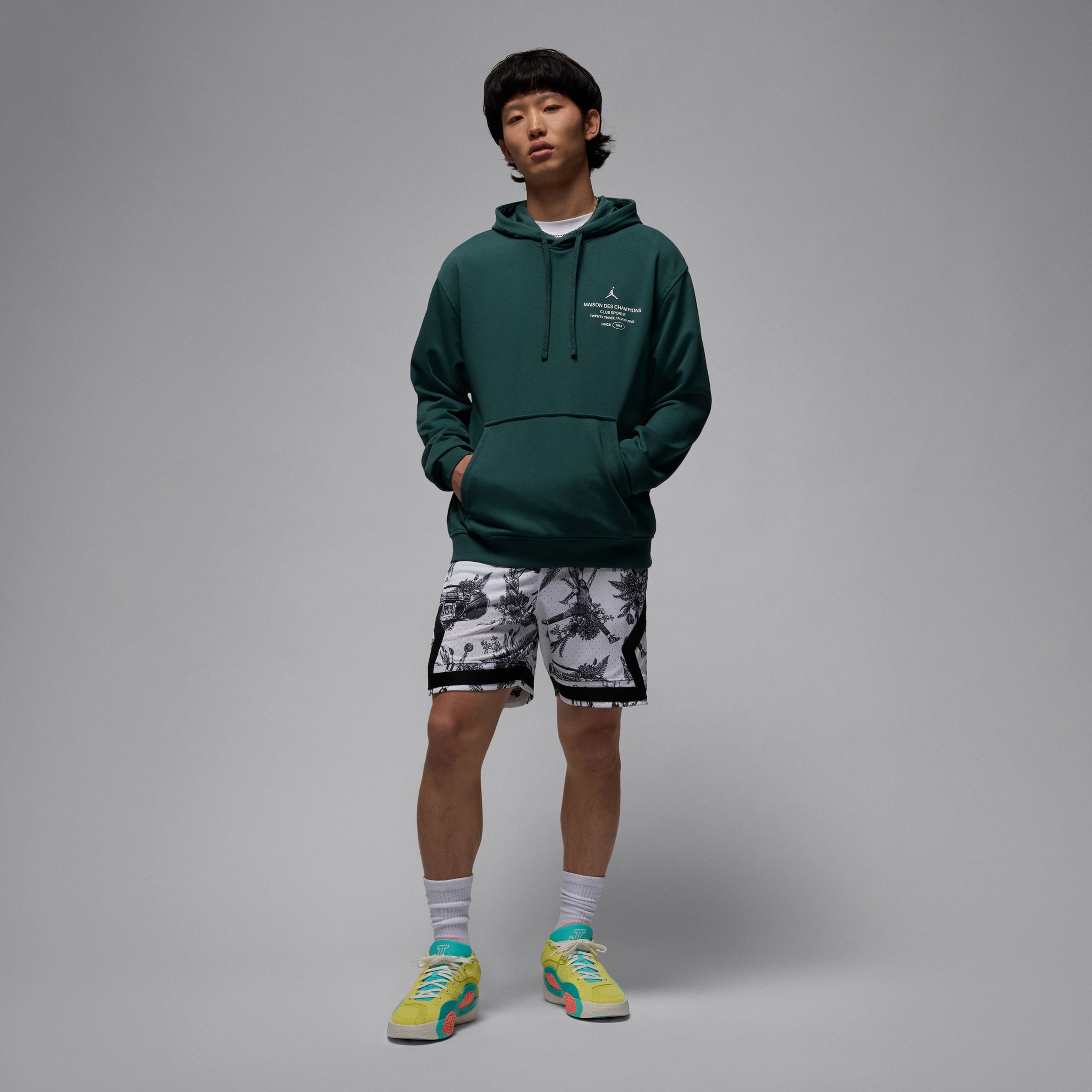 Jordan Sport Crossover Fleece Erkek Yeşil Sweatshirt