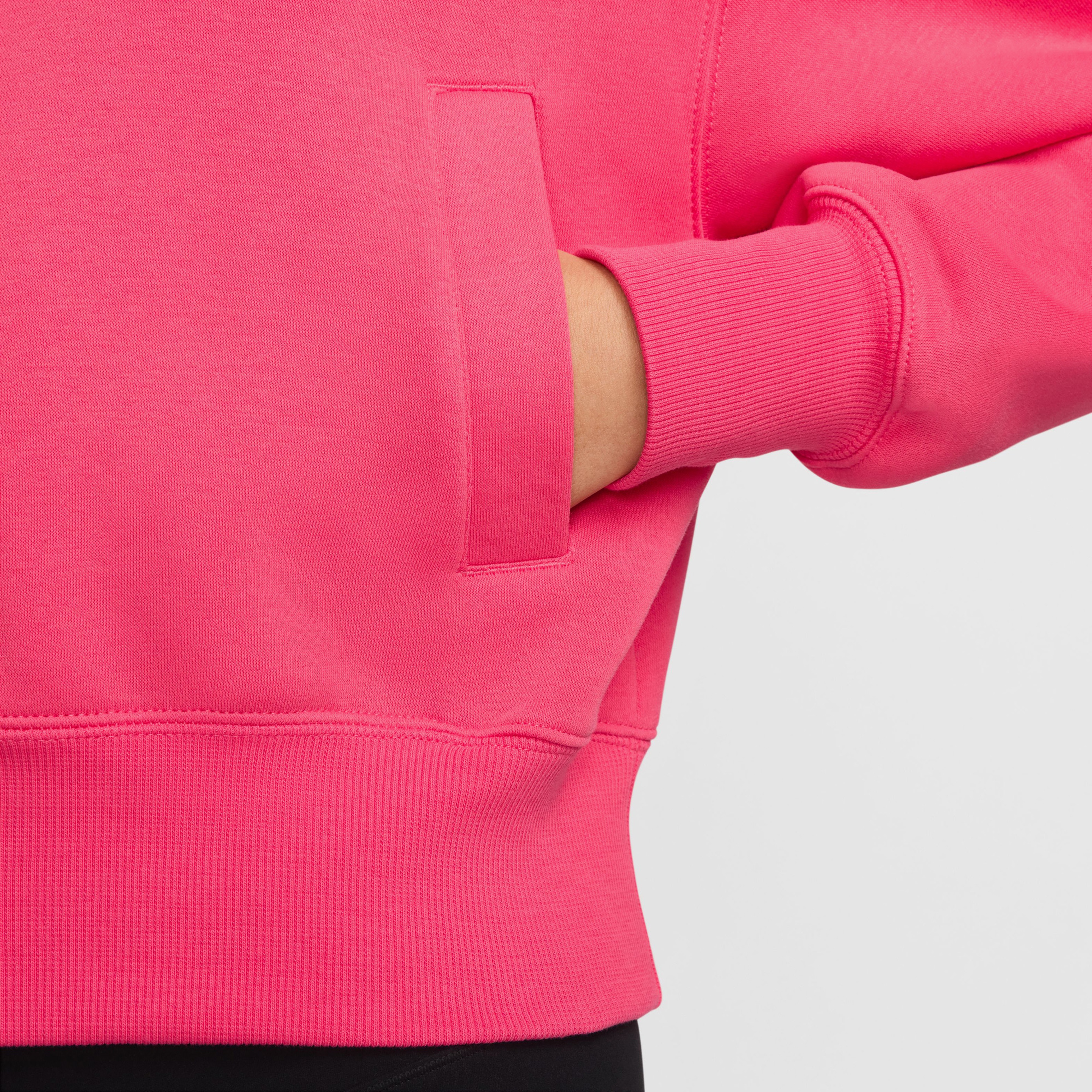 Nike Sportswear Phoenix Fleece Kadın Pembe Ceket