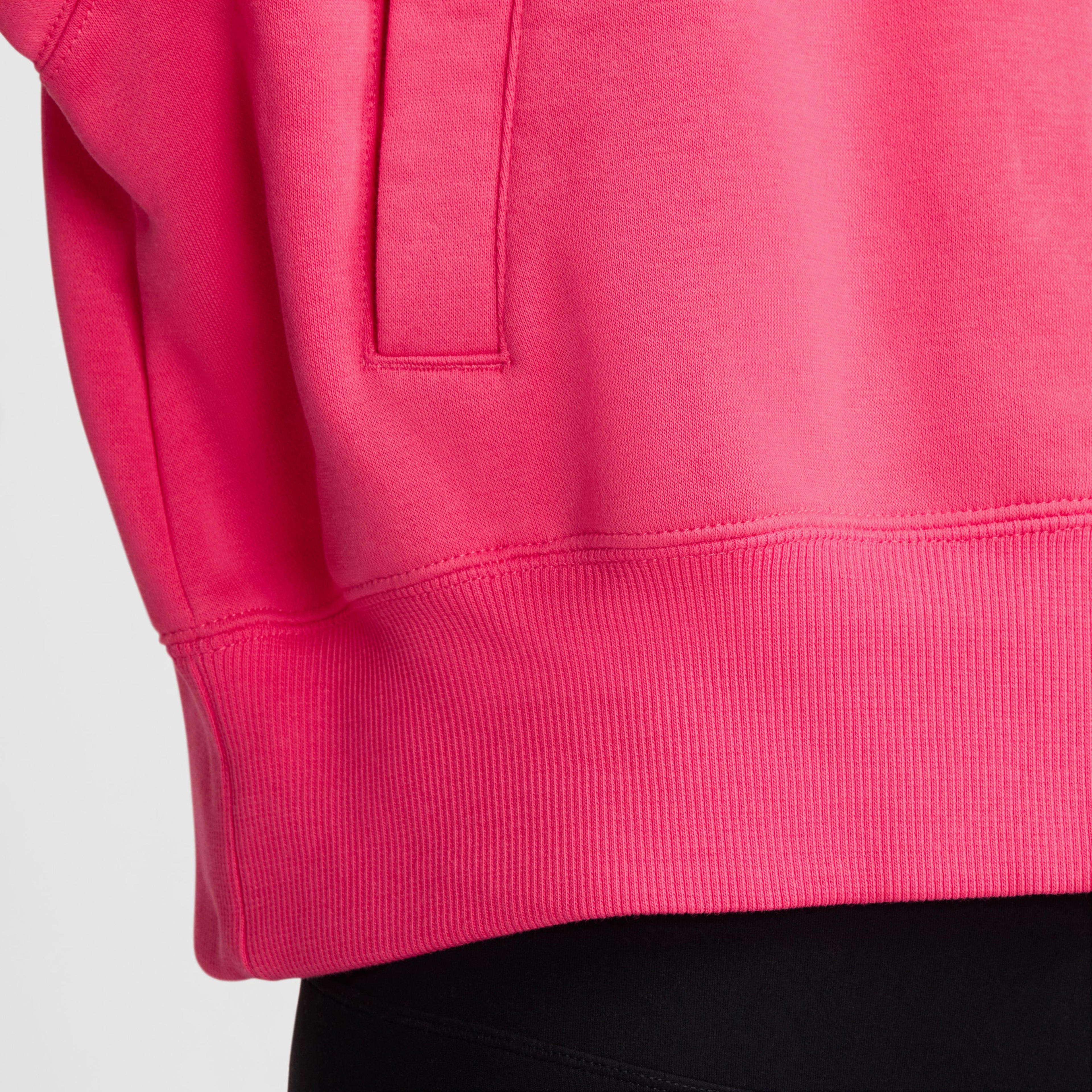 Nike Sportswear Phoenix Fleece Kadın Pembe Ceket