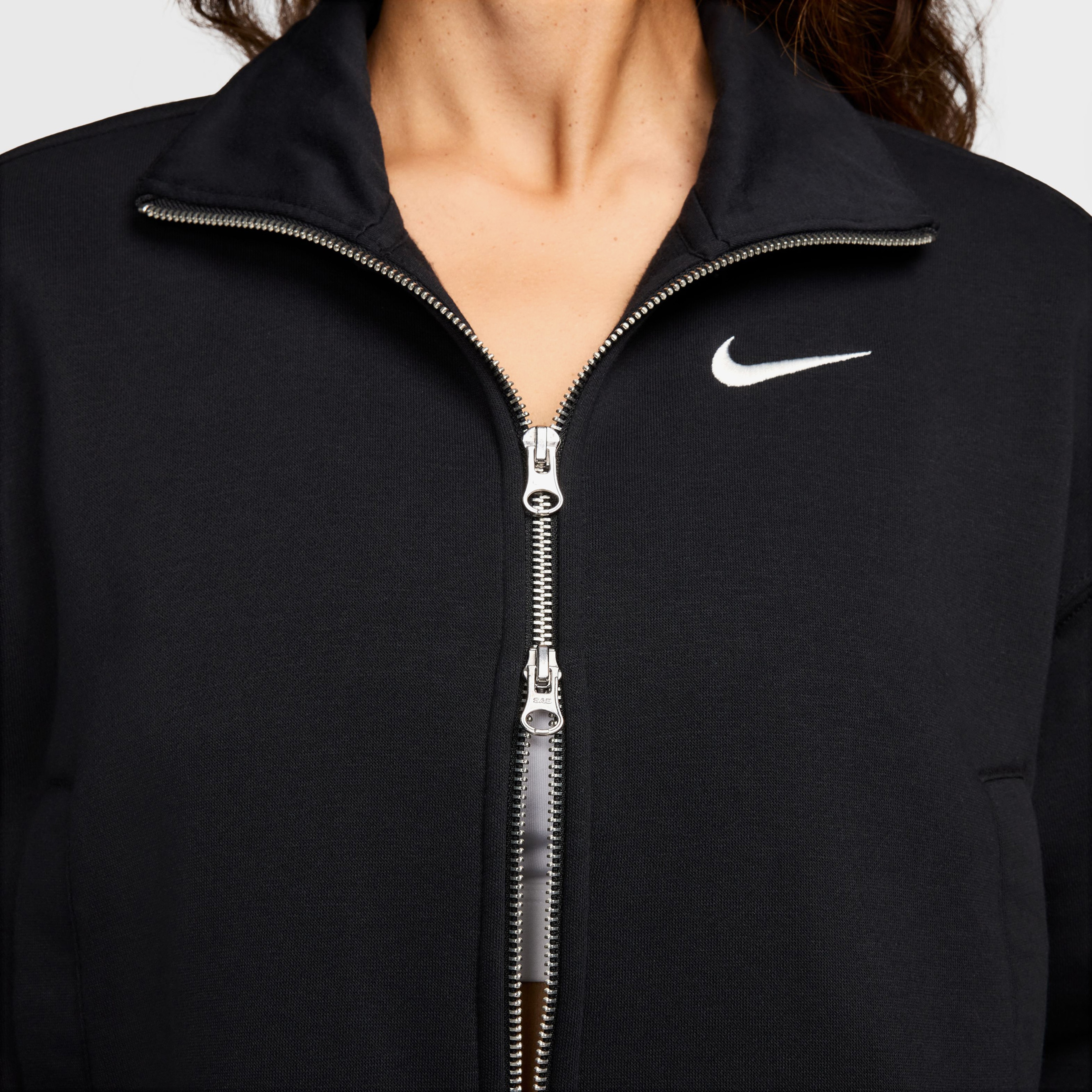 Nike Sportswear Phoenix Fleece Kadın Siyah Ceket