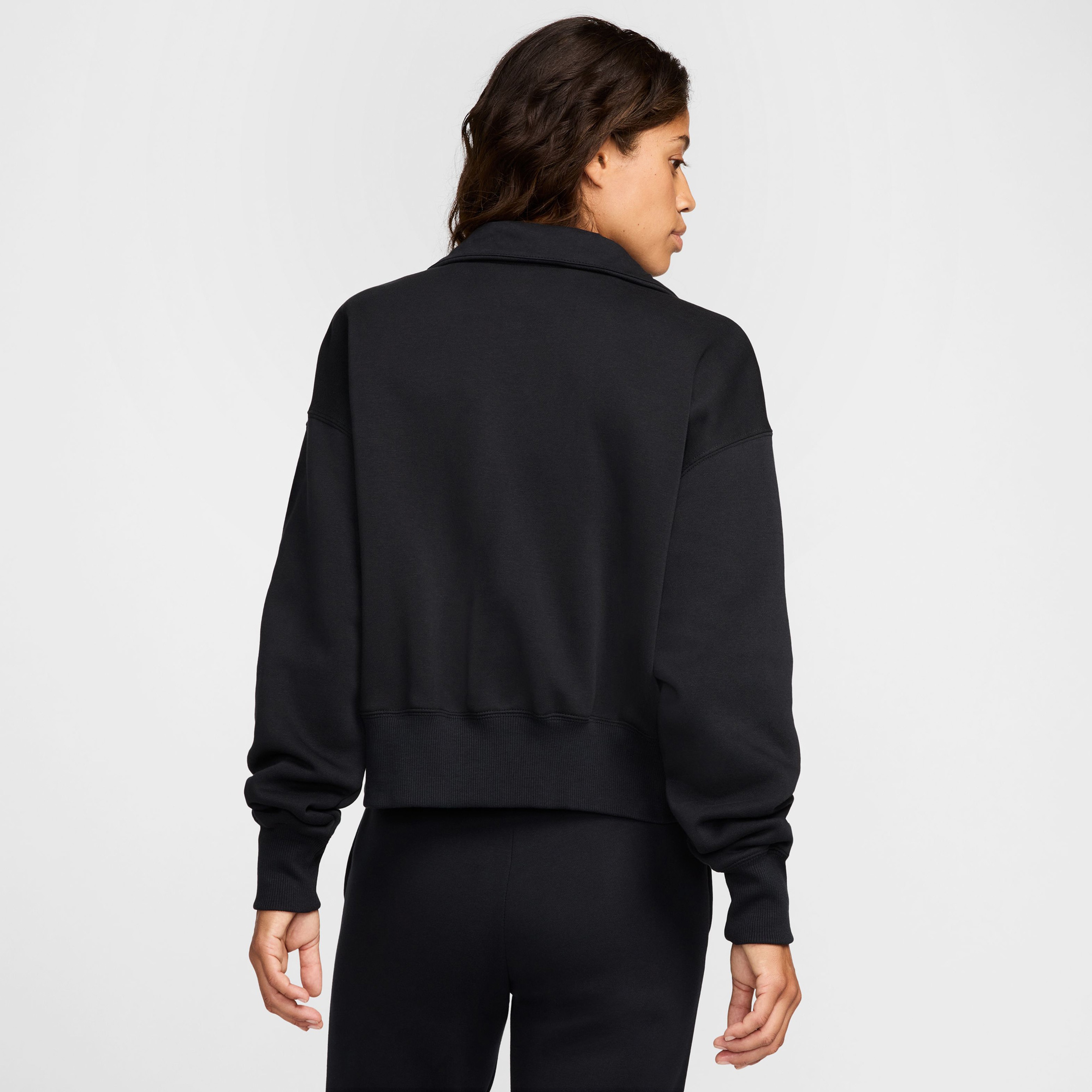 Nike Sportswear Phoenix Fleece Kadın Siyah Ceket