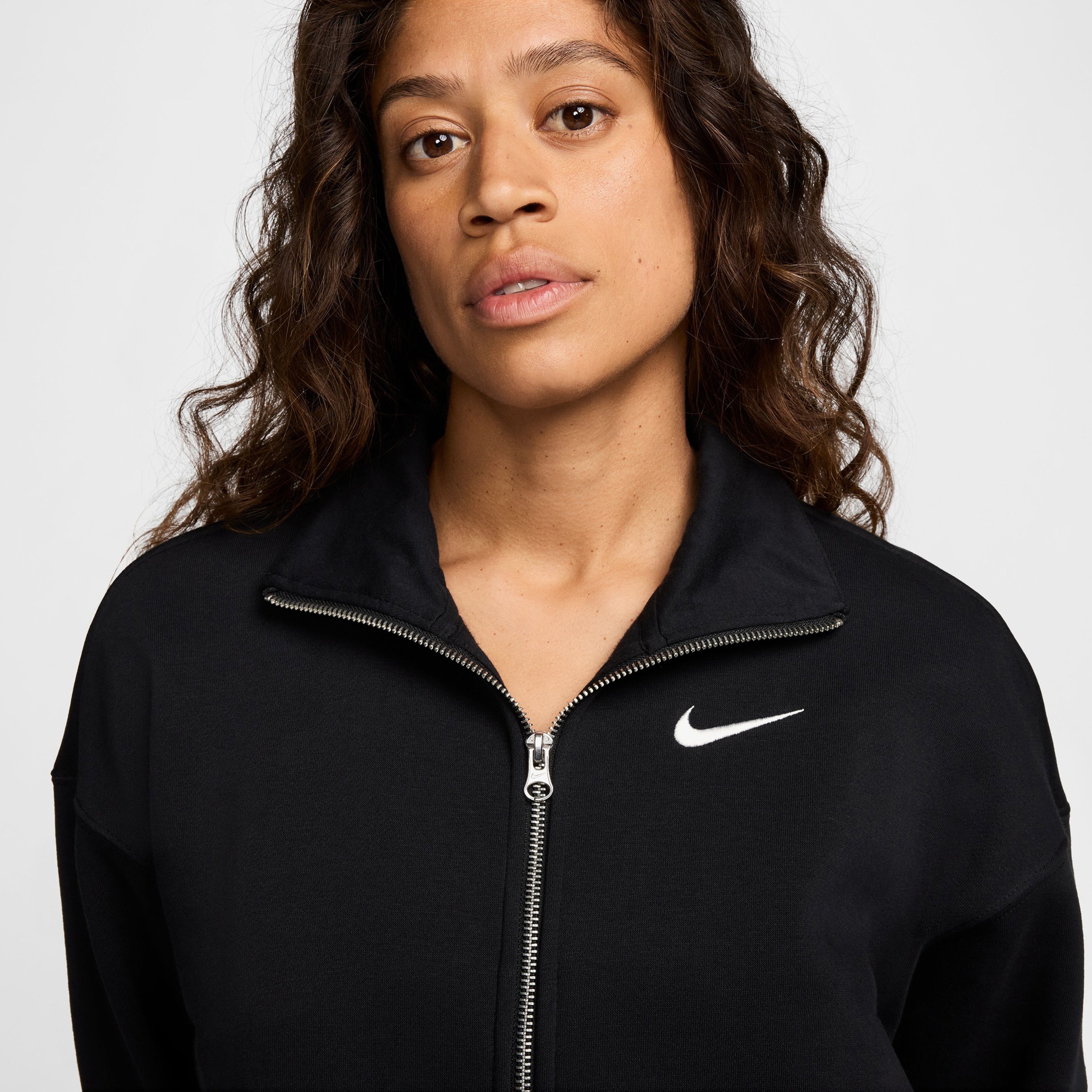 Nike Sportswear Phoenix Fleece Kadın Siyah Ceket