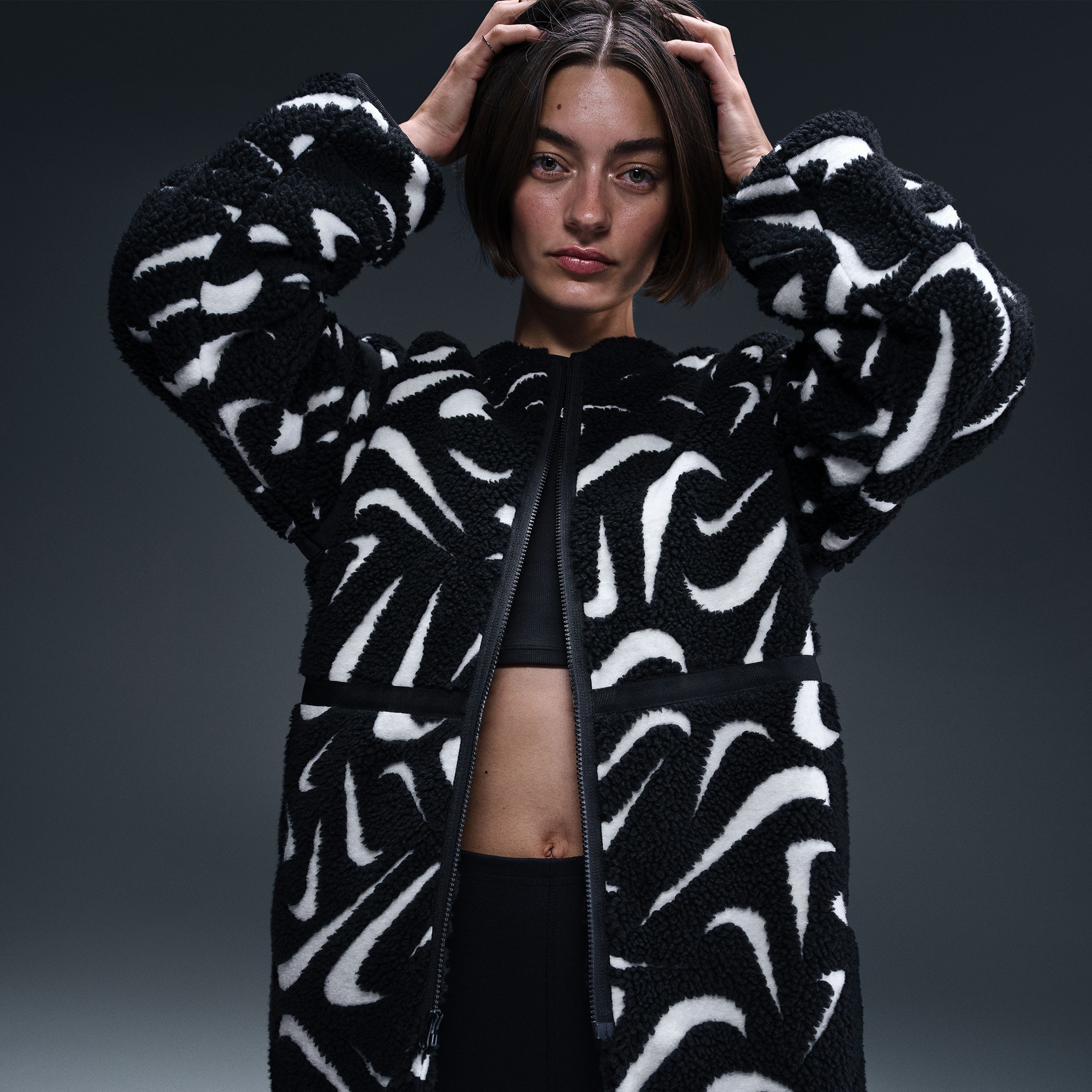 Nike Sportswear Kadın Siyah Ceket