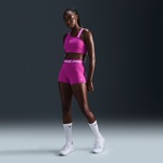 Nike Pro Swoosh Asimetrik Kadın Mor Bra