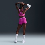 Nike Pro Swoosh Asimetrik Kadın Mor Bra
