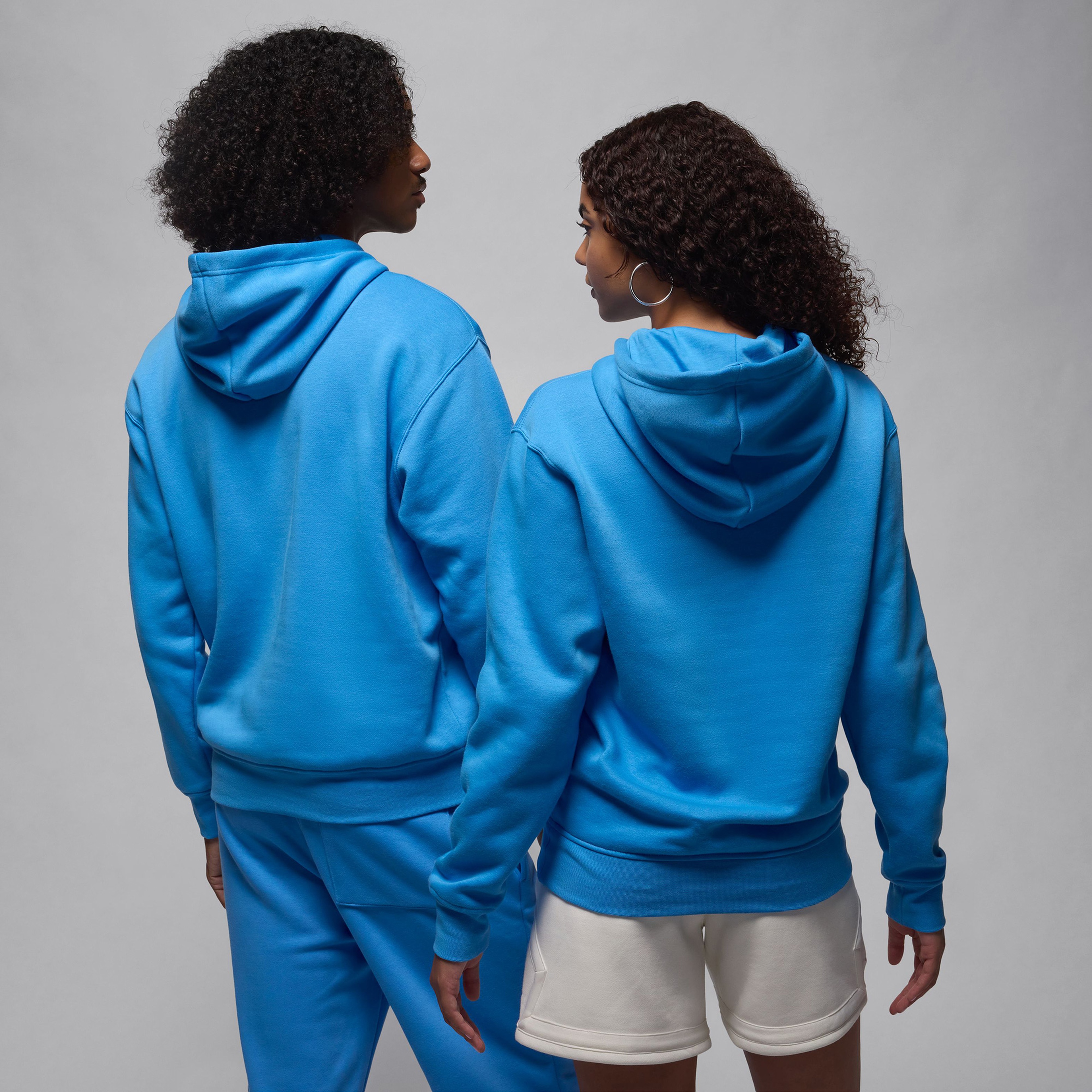 Jordan Brooklyn Fleece Erkek Mavi Kapüşonlu Sweatshirt