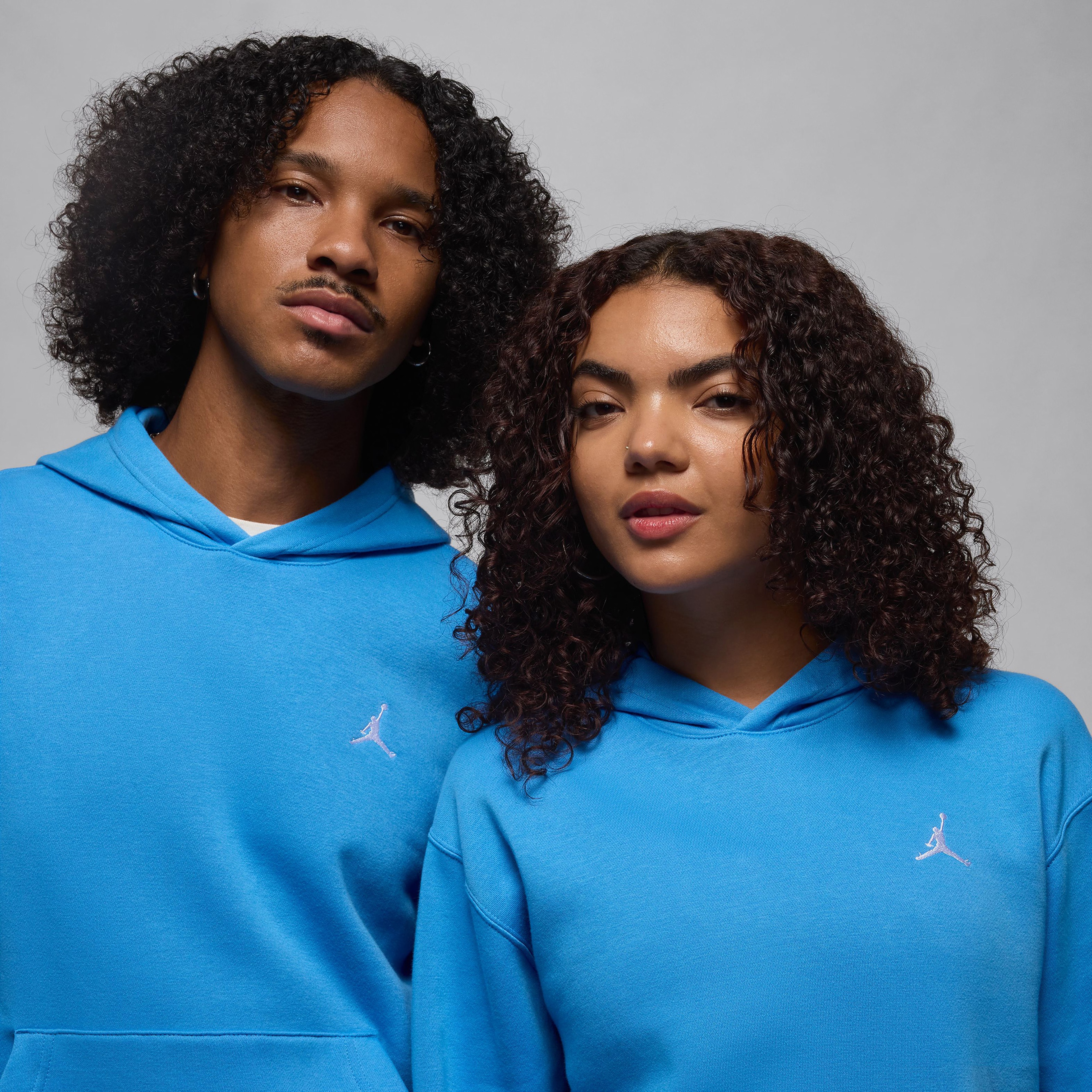 Jordan Brooklyn Fleece Erkek Mavi Kapüşonlu Sweatshirt