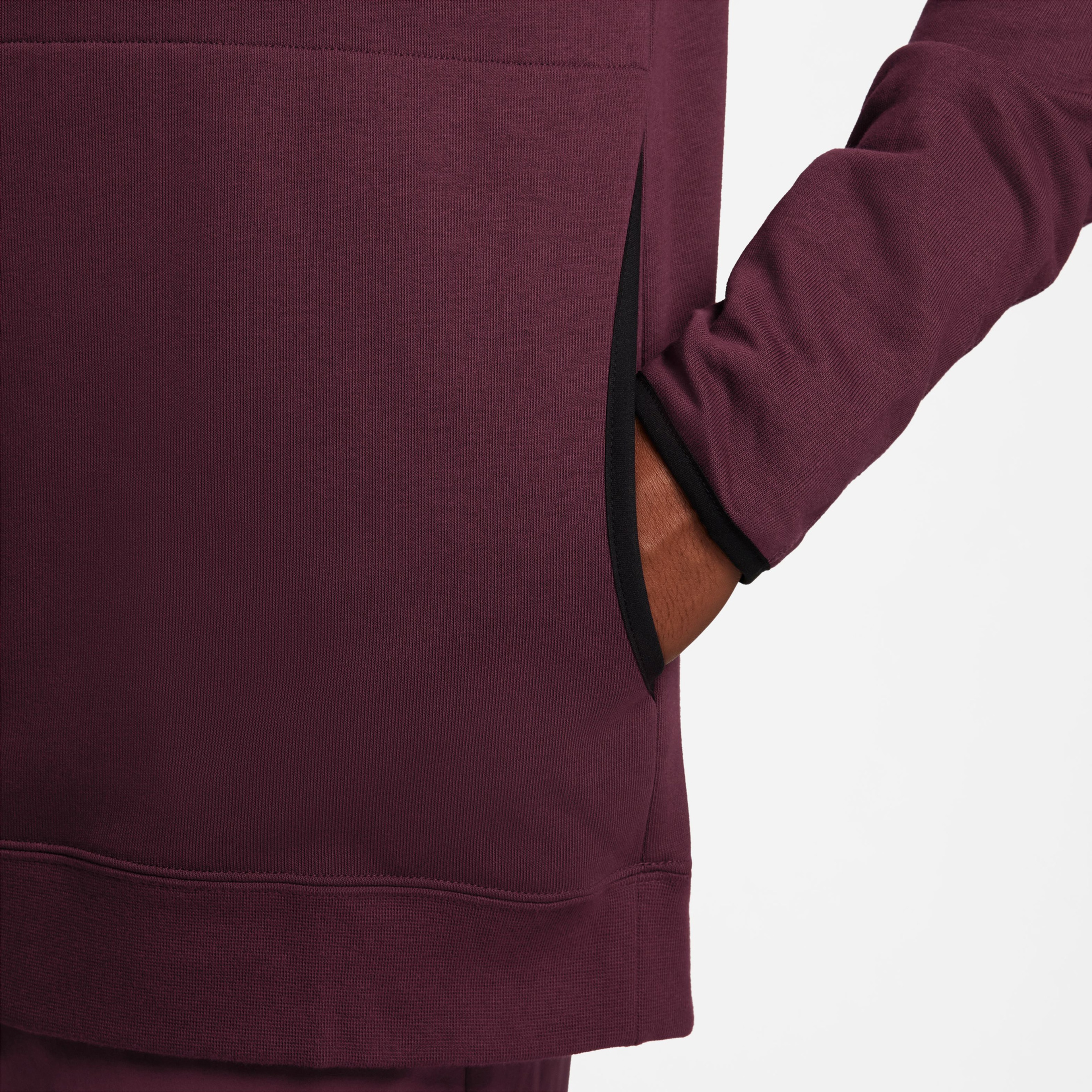 Nike Dri-FIT Trail Magic Hour Hoodie Erkek Bordo Sweatshirt