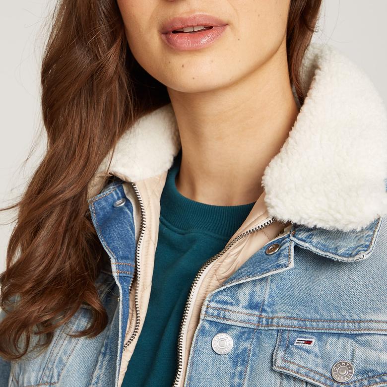 Tommy Jeans Kadın Mavi Mont