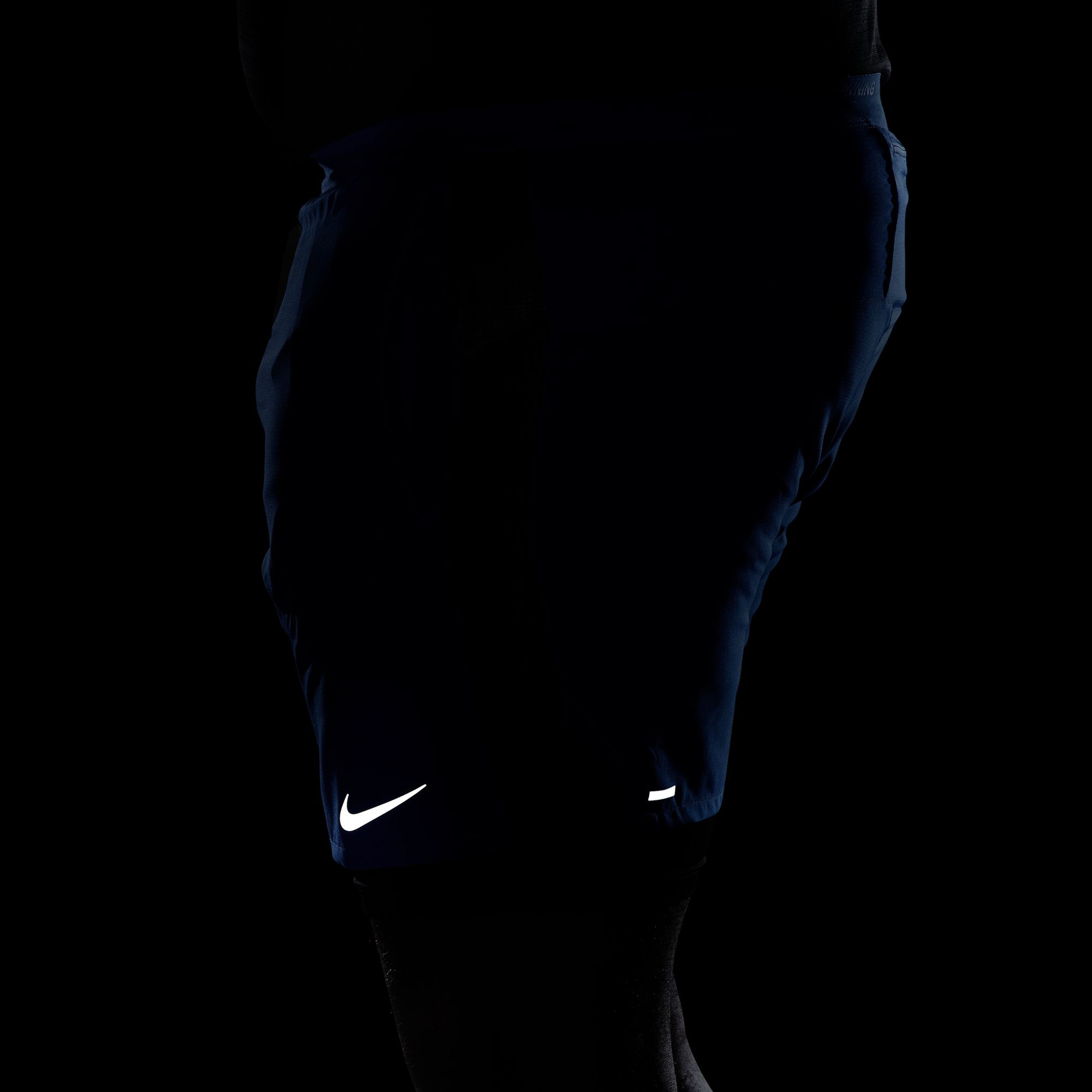 Nike Dri-Fit Stride 13cm Hybrid Erkek Mavi Şort