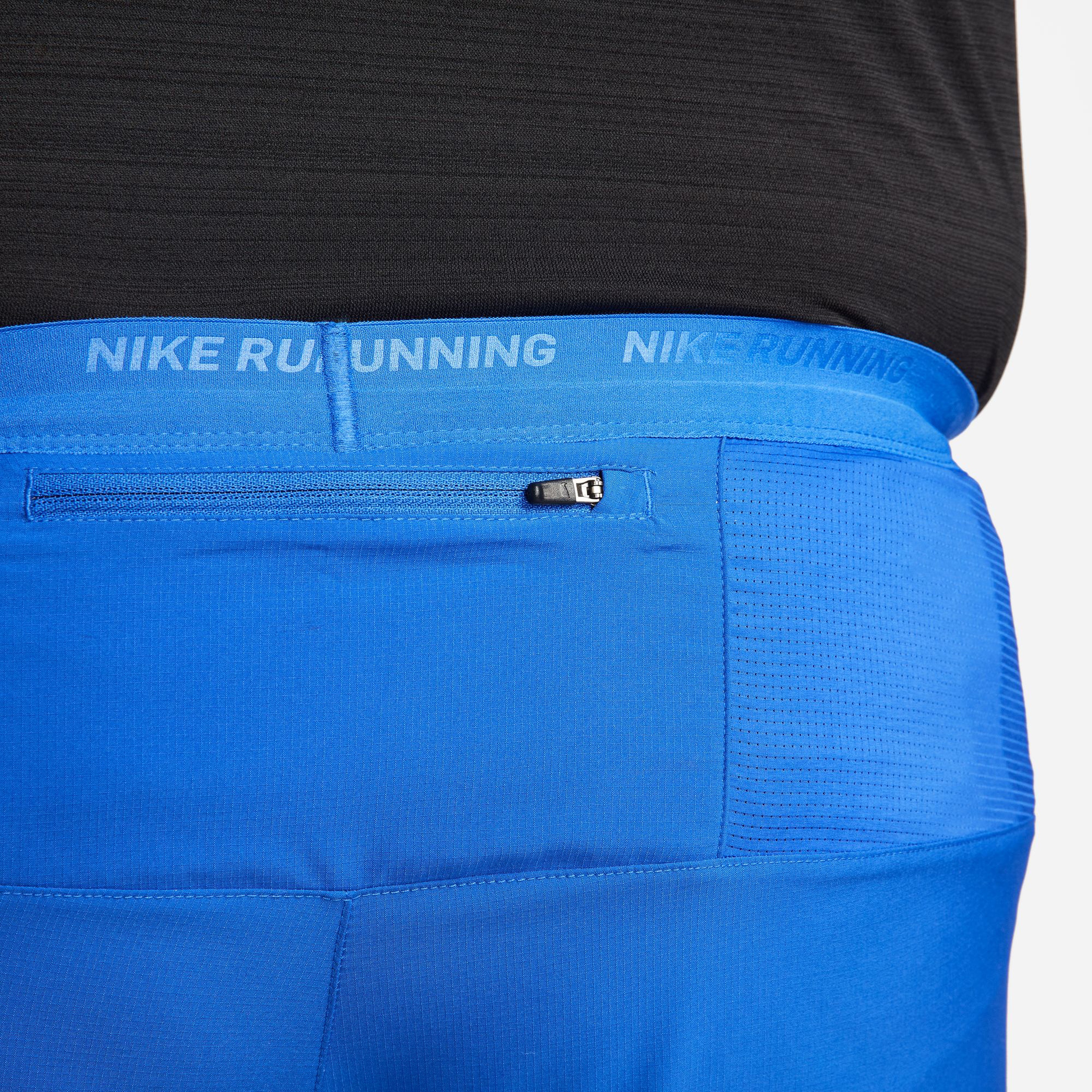 Nike Dri-Fit Stride 13cm Hybrid Erkek Mavi Şort