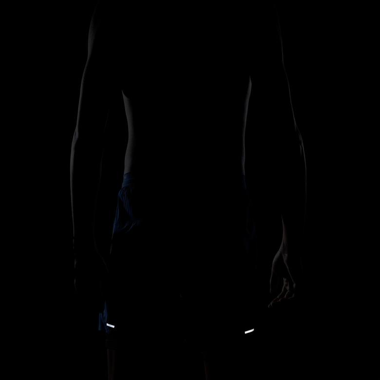 Nike Dri-Fit Stride 13cm Hybrid Erkek Mavi Şort