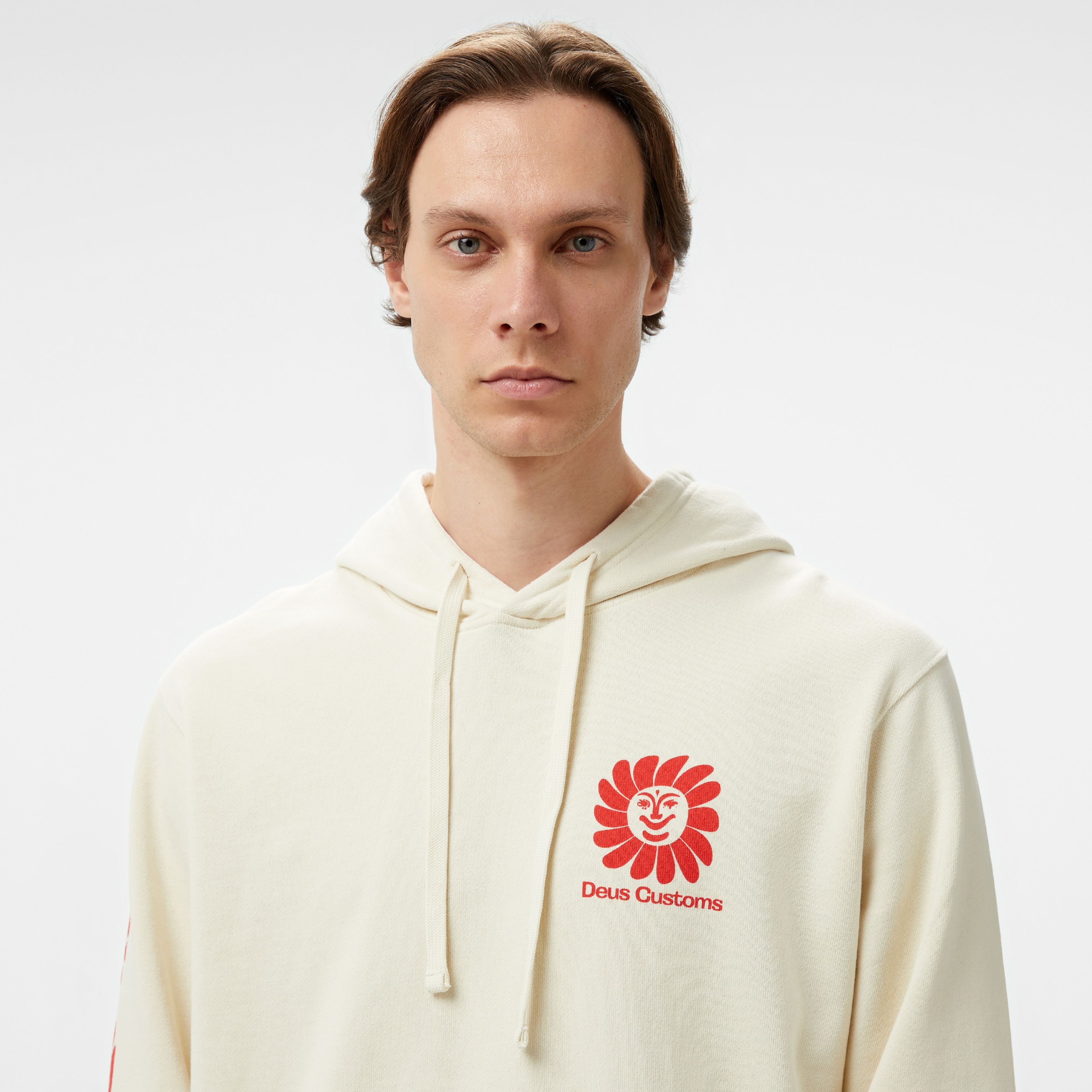 Deus Ex Machina Helios Erkek Beyaz Sweatshirt