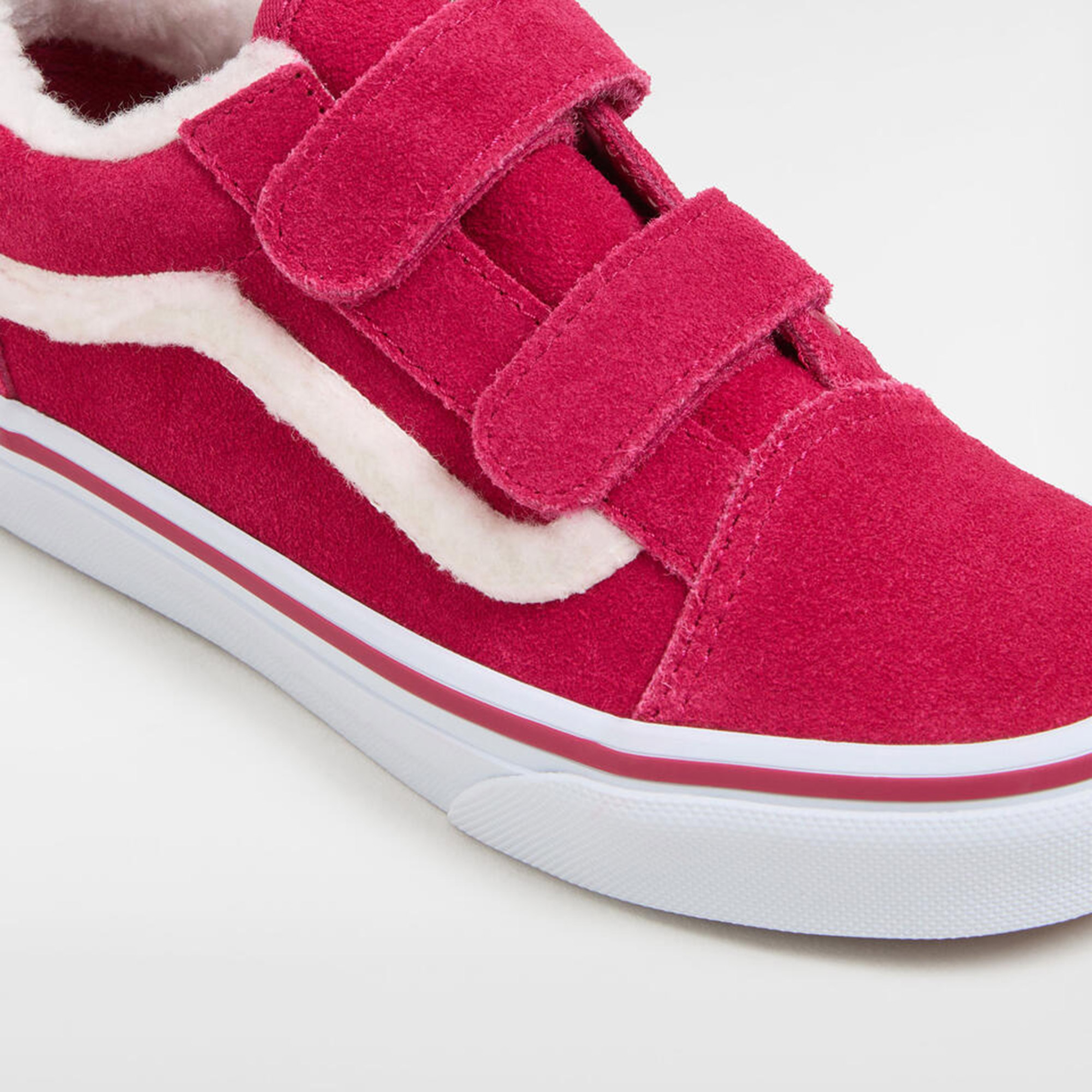 Vans Old Skool V Çocuk Kırmızı Sneaker