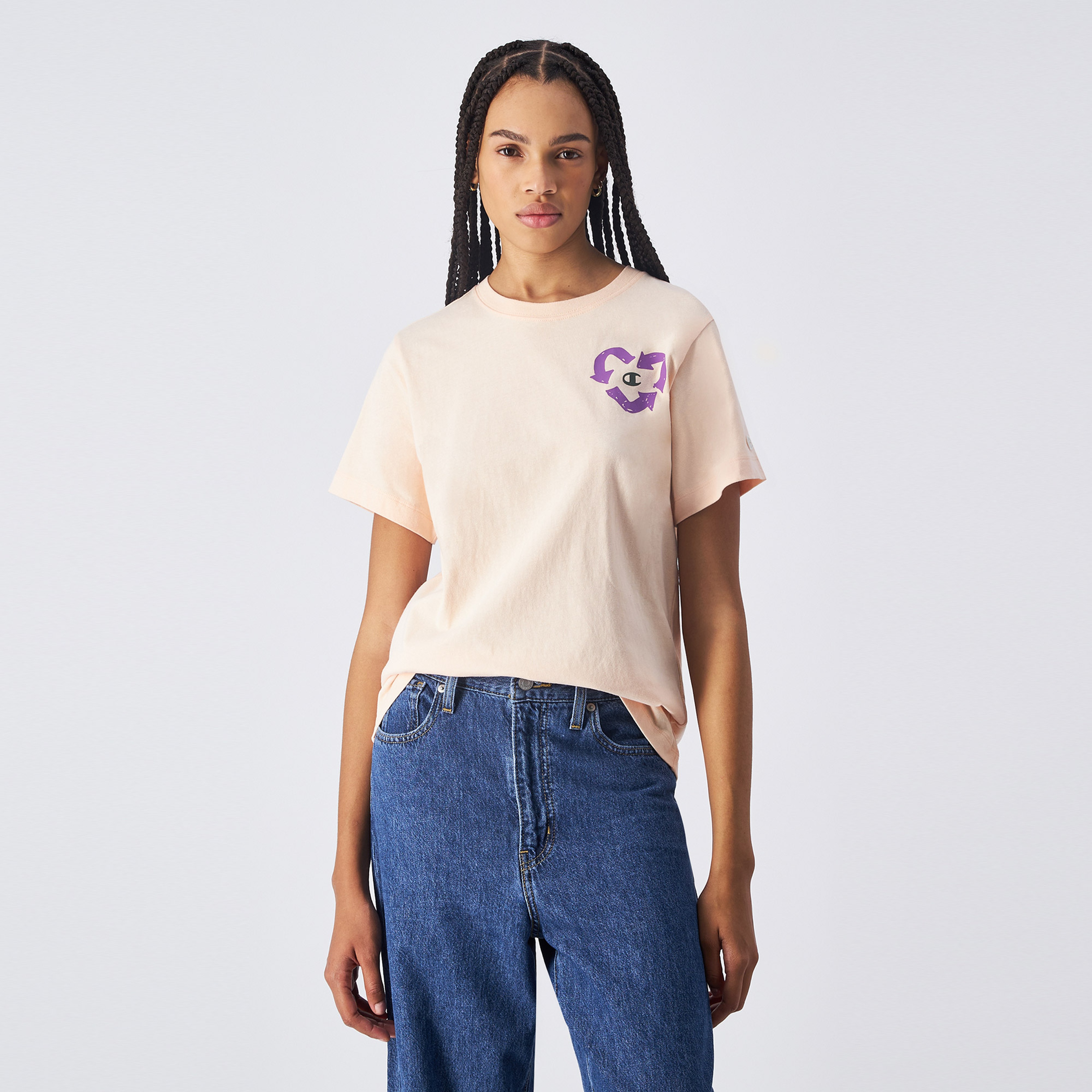Champion Kadın Pembe T-Shirt