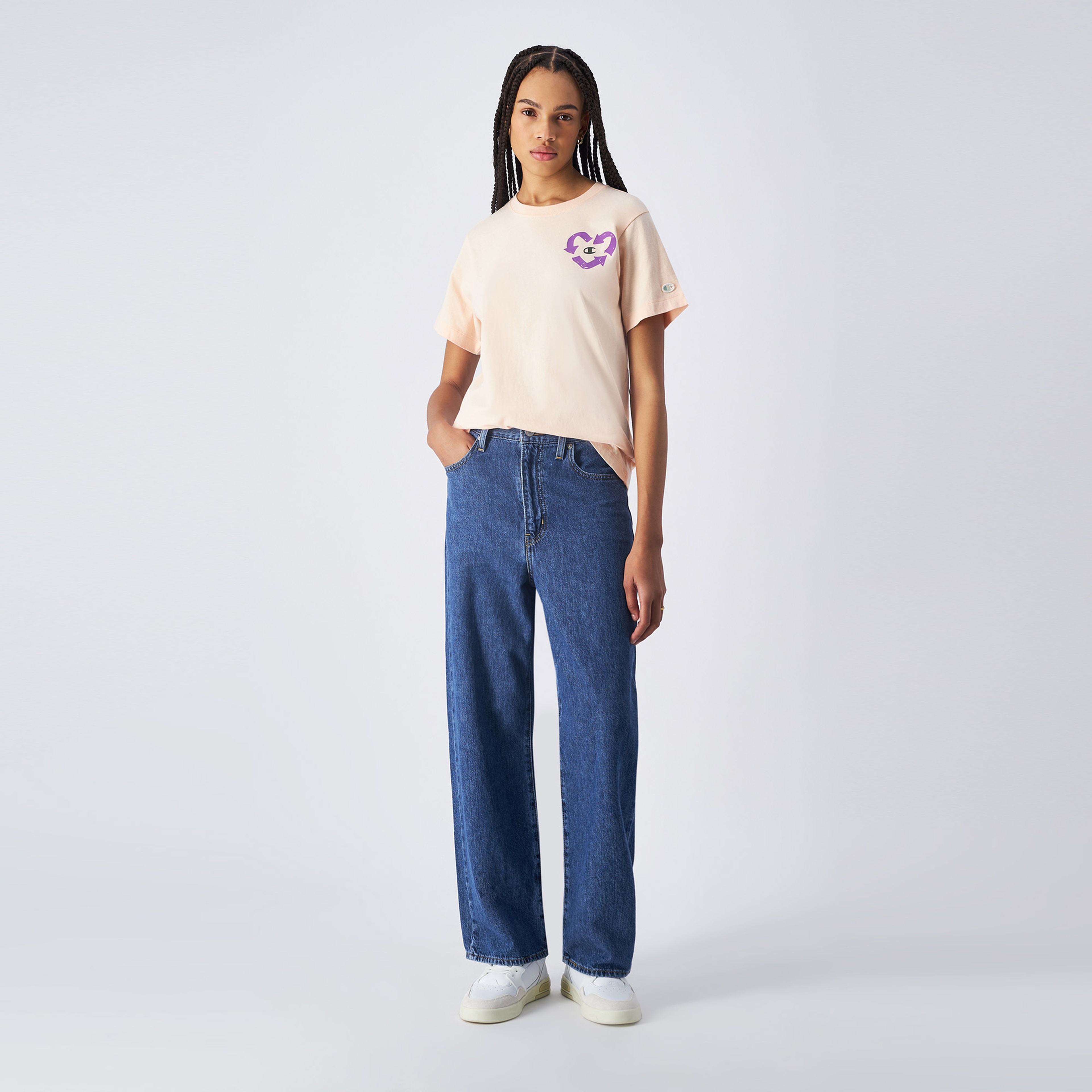Champion Kadın Pembe T-Shirt