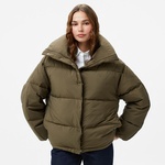 Calvin Klein Jeans Relaxed Puffer Kadın Kahverengi Mont